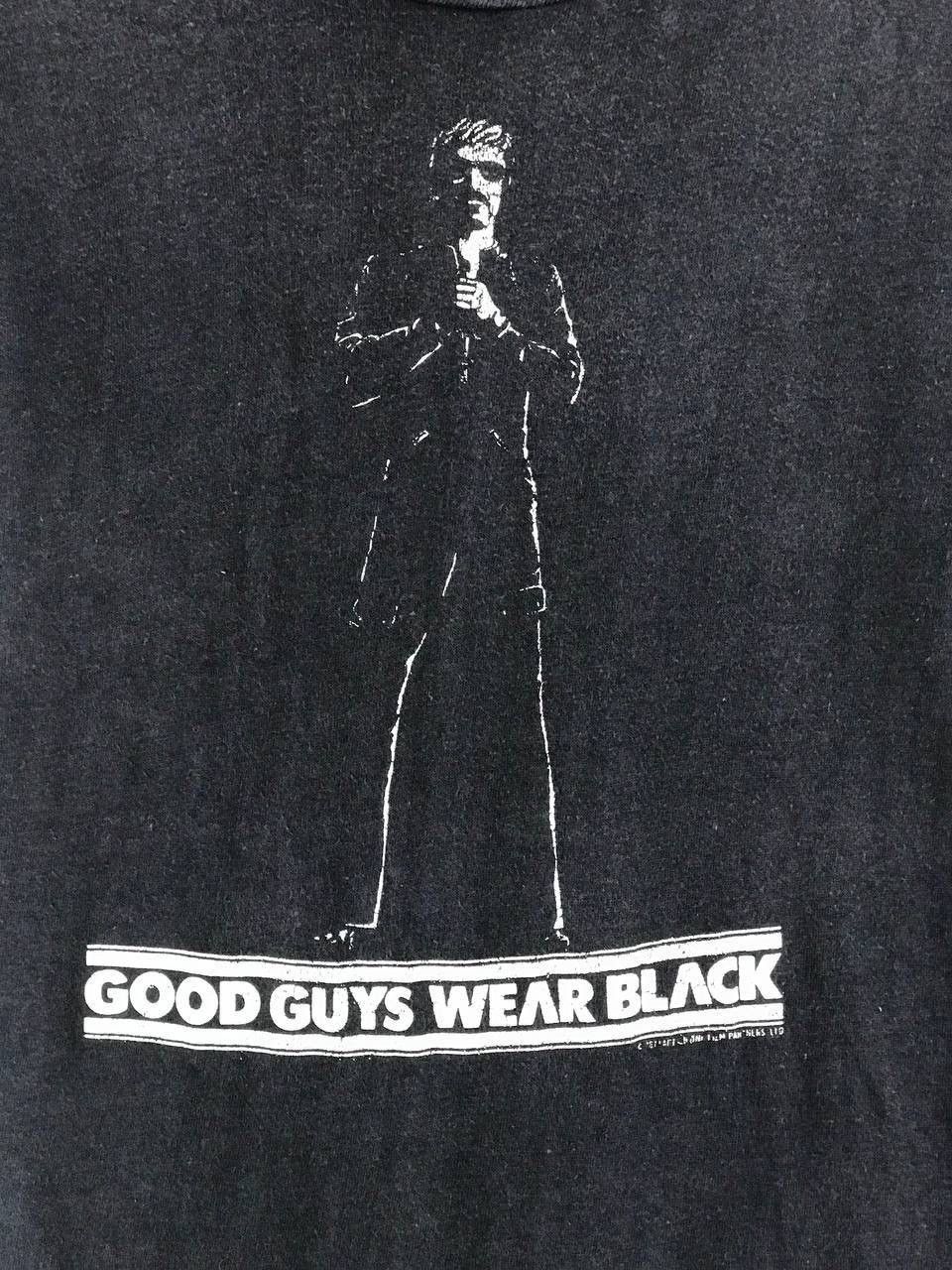 Vintage vintage 1978 Good Guys Wear Black movie action thriller Size US L / EU 52-54 / 3 - 3 Thumbnail