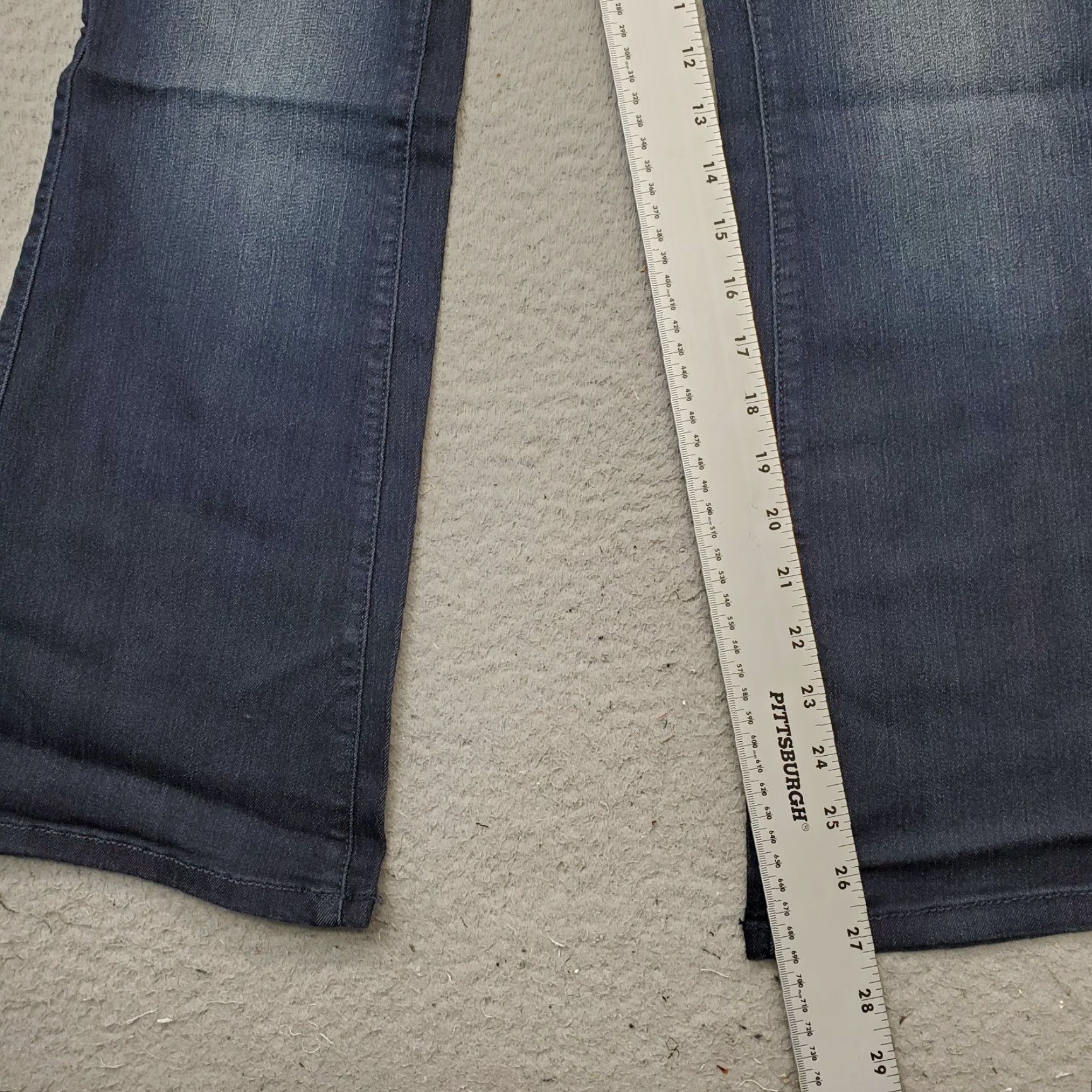 Torrid Torrid Bootcut Jeans Womens XS Blue Denim Dark Wash Pull-On Flat Front Size 26" / US 2 / IT 38 - 4 Thumbnail