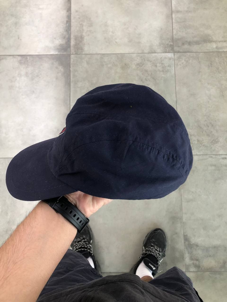 Nike VINTAGE NIKE RETRO CAP DRILL SWOOSH JAPAN STYLE Y2K 90s SK8 Size ONE SIZE - 4 Thumbnail