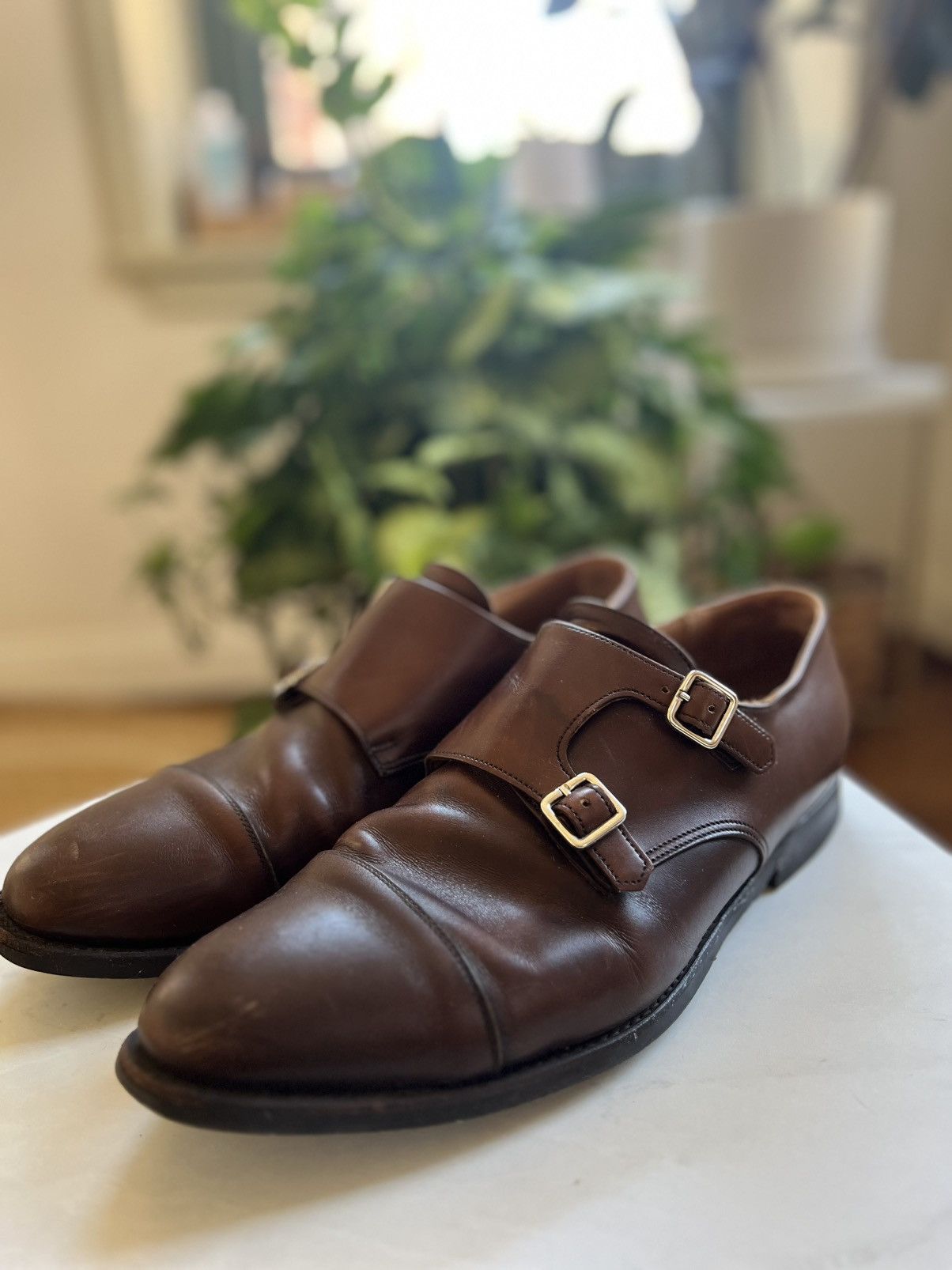 Crockett & Jones Crockett & Jones Lowndes 4 Double Monk Shoes, Size 10E Size US 10 / EU 43 - 1 Thumbnail