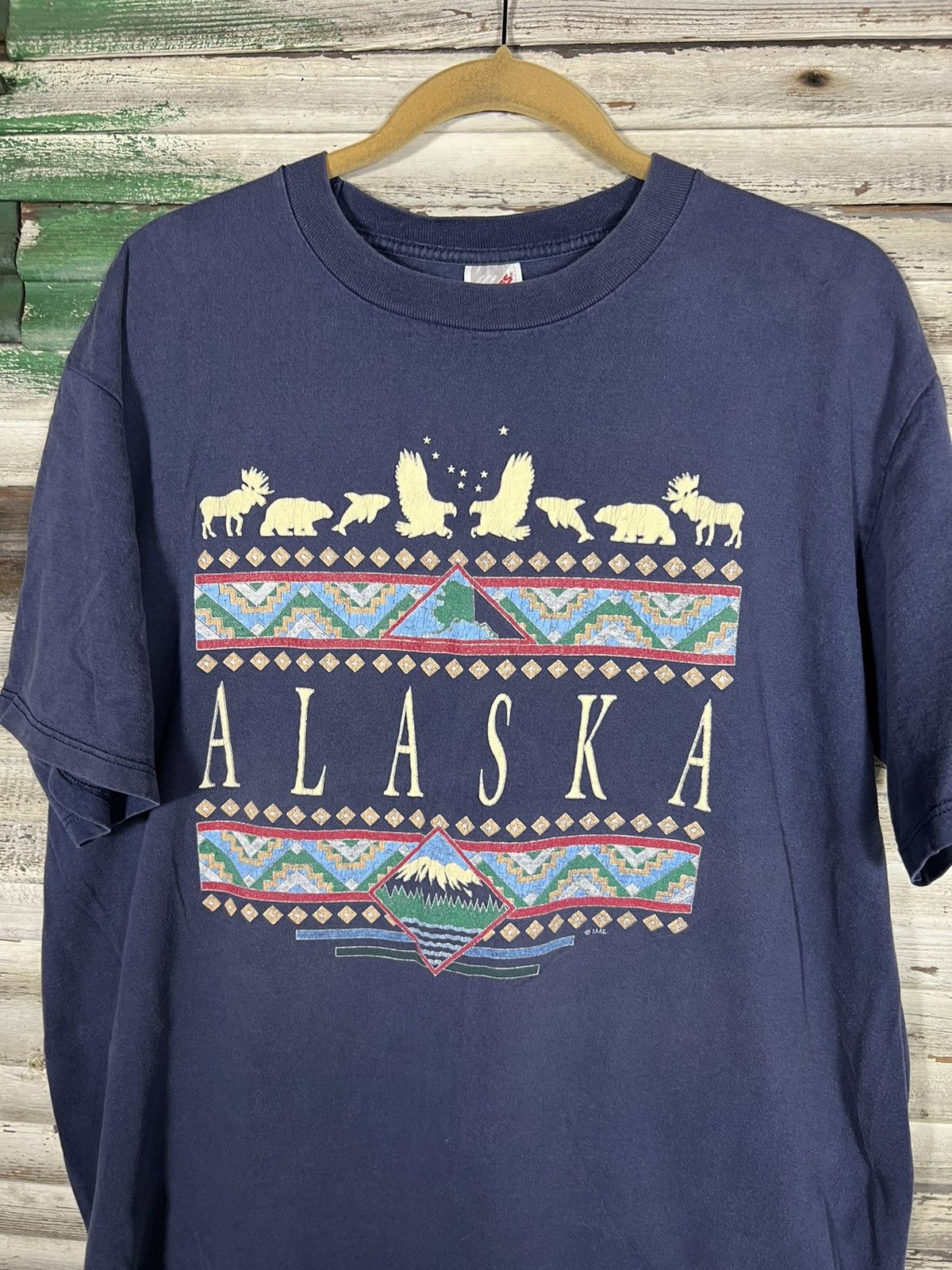 Vintage Vintage Alaska Shirt Size US XL / EU 56 / 4 - 3 Thumbnail