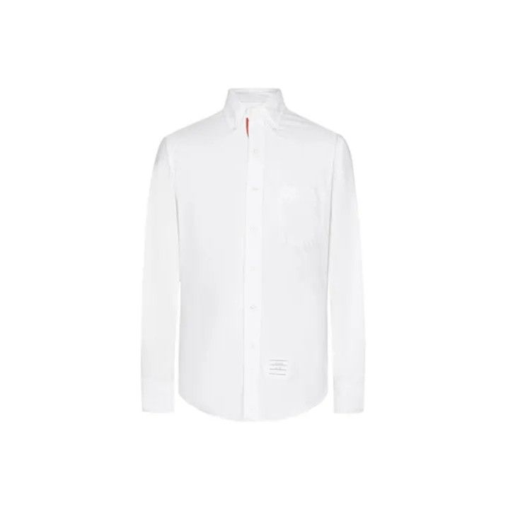 Thom Browne Thom Browne Classic Long Sleeve White Shirt Size US M / EU 48-50 / 2 - 1 Thumbnail