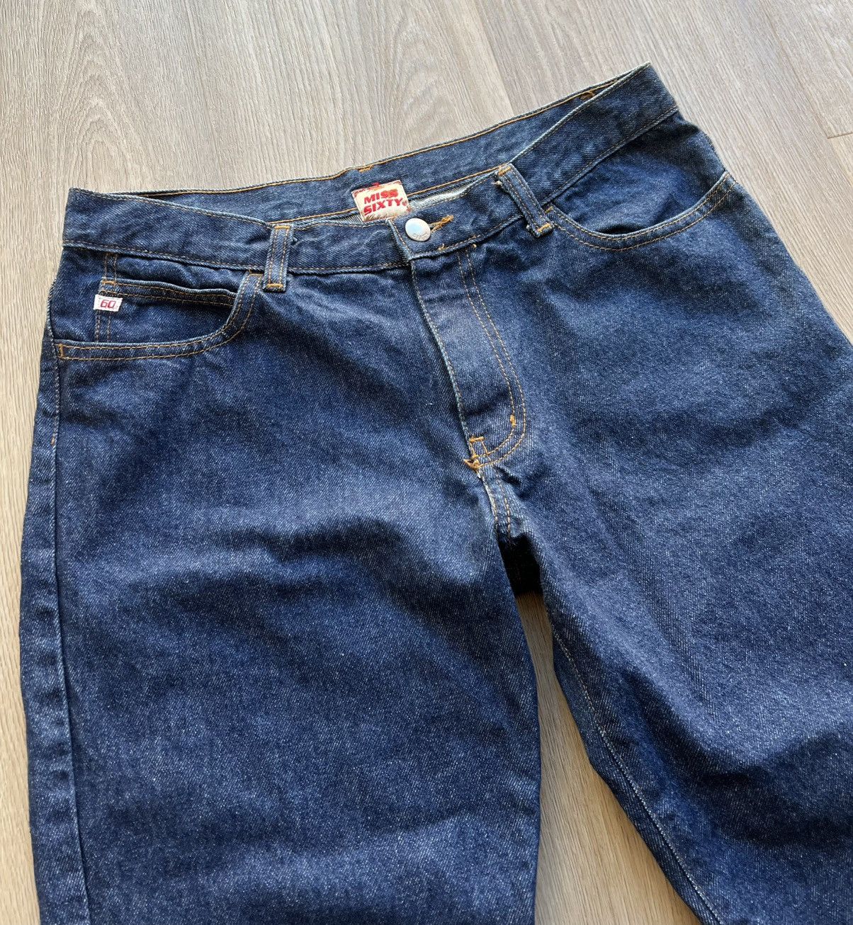 Miss Sixty × Vintage Vintage Miss Sixty Embroidered Logo Blue Jeans Y2K Size 32" / US 10 / IT 46 - 4 Thumbnail