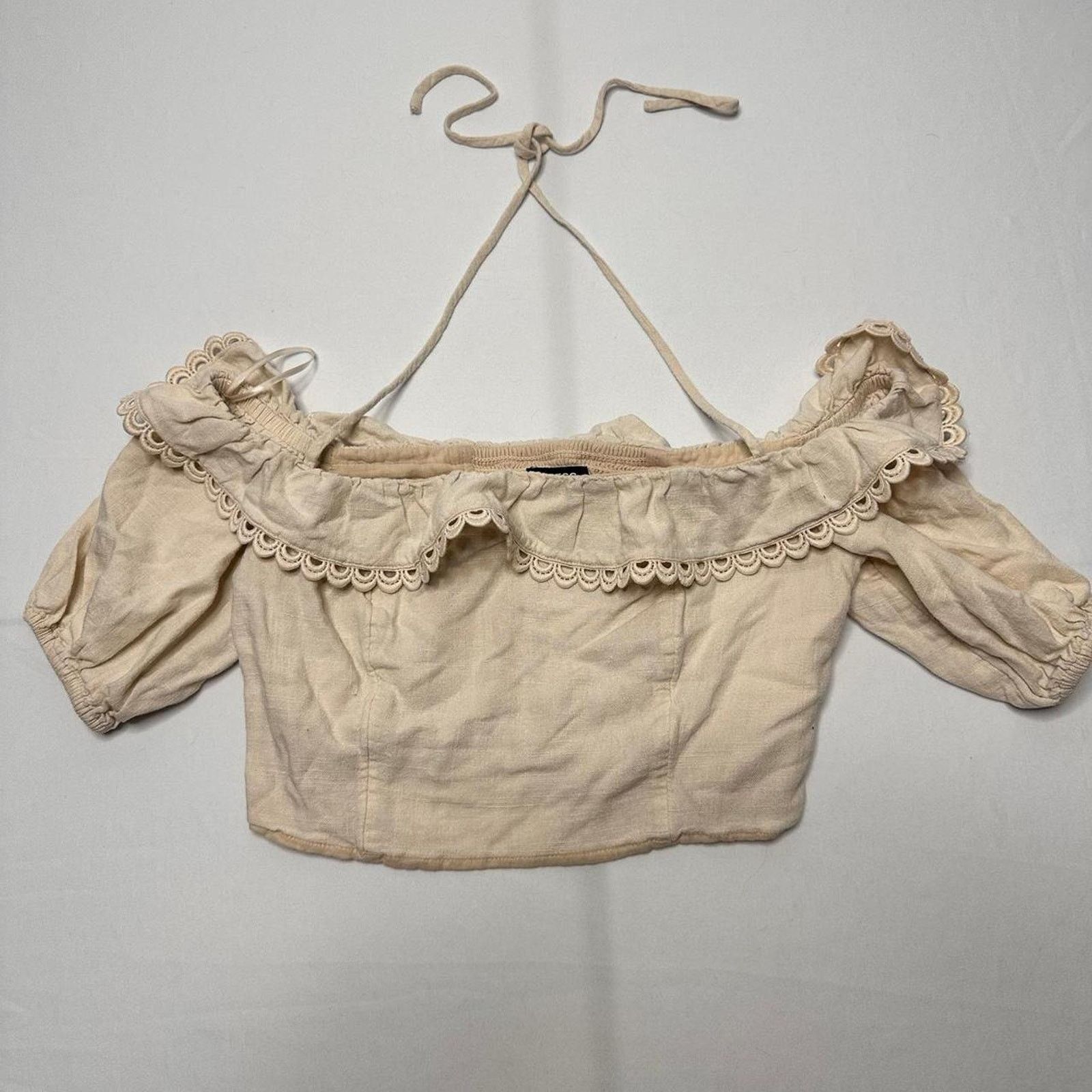 Express Express Vintage Size S Boho Cropped Top Perfect For Summer Size S / US 4 / IT 40 - 2 Thumbnail
