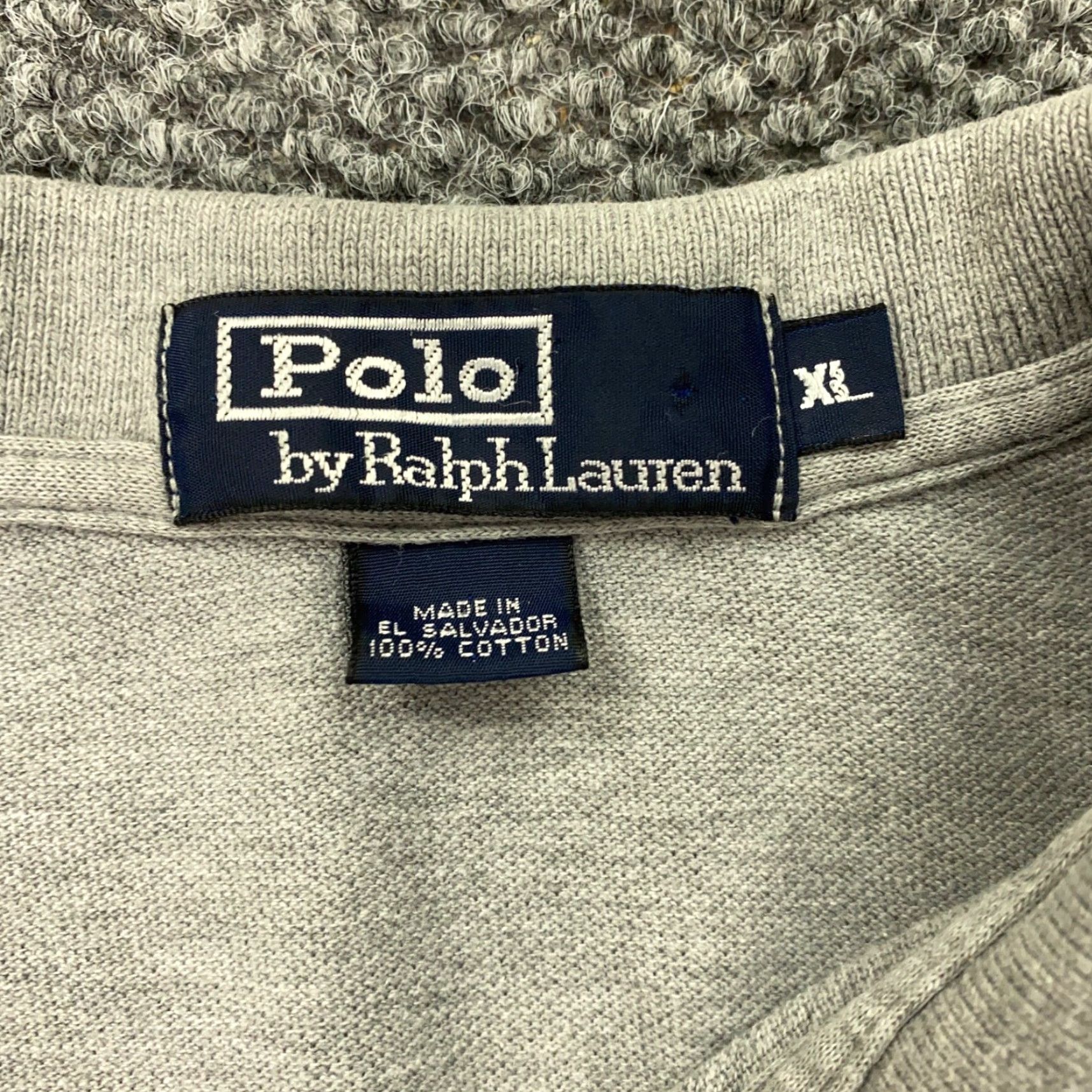 Polo Ralph Lauren VINTAGE Polo Ralph Lauren Polo Shirt Mens XL Gray Pony Preppy Size US XL / EU 56 / 4 - 4 Thumbnail