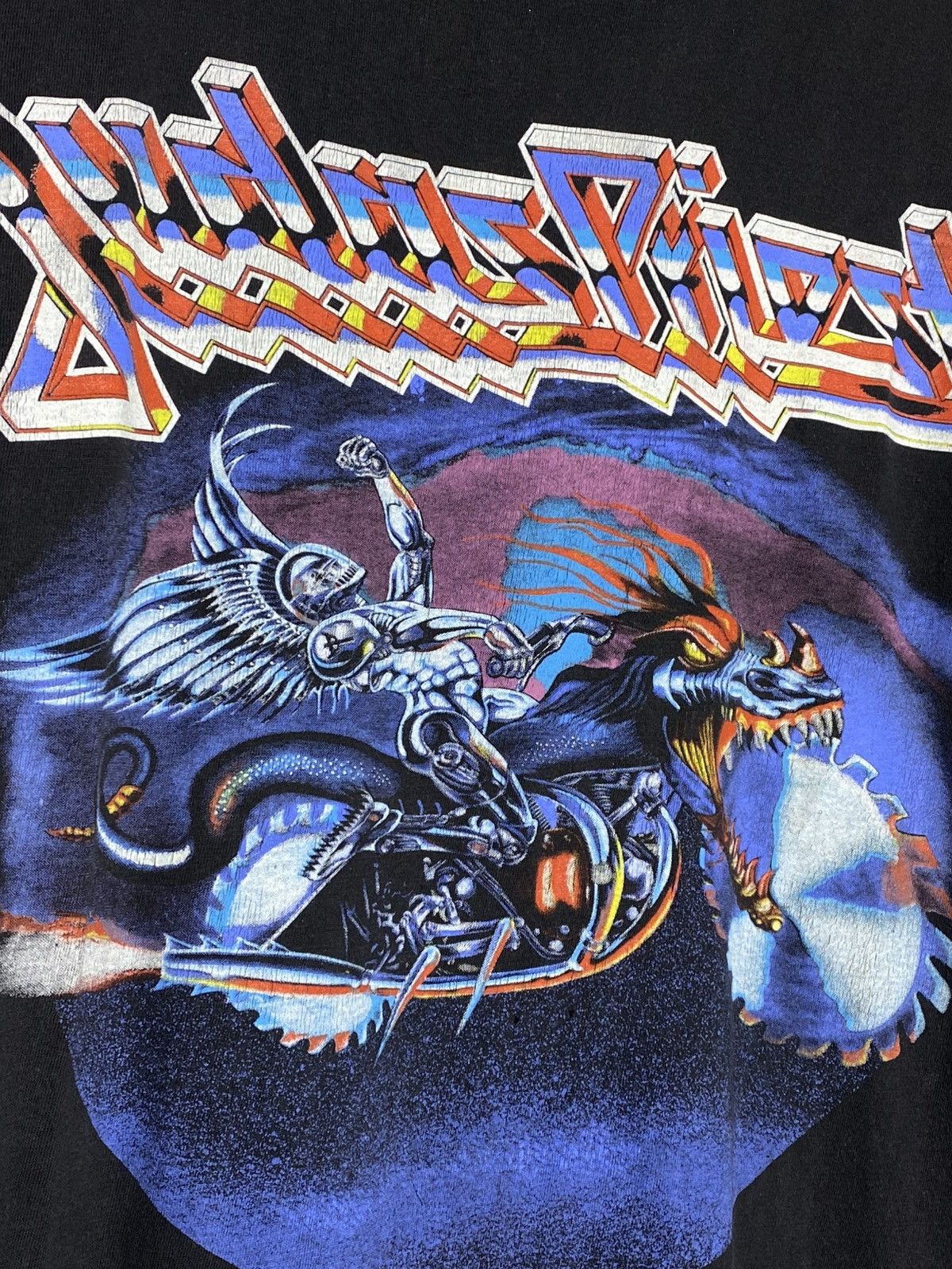 Judas Priest 90s Vintage Judas Priest 1991 Painkiller Rock Metal T-Shirt Size US M / EU 48-50 / 2 - 3 Thumbnail