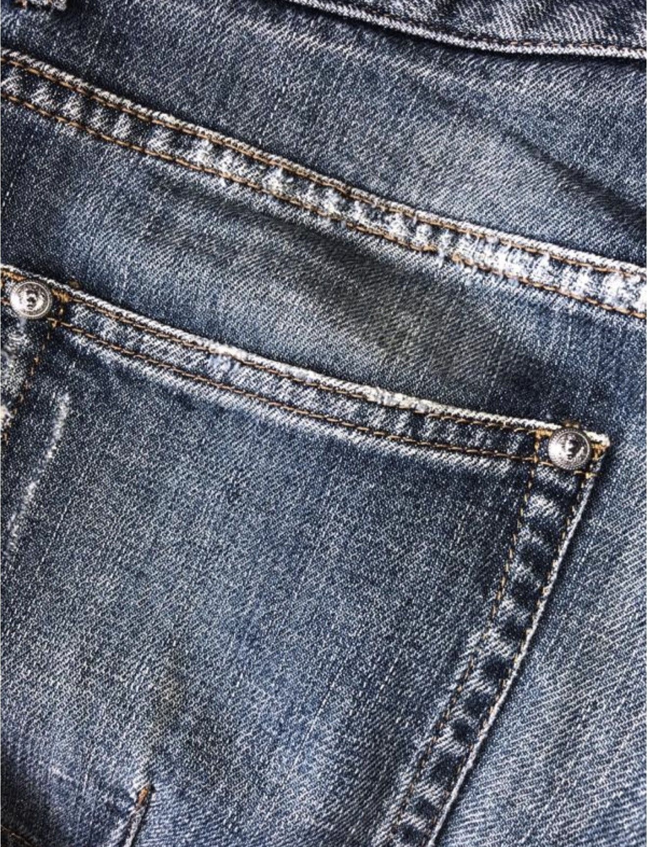 Balmain BALMAIN Zip Biker Denim Jeans Decarnin Pants Blue Size US 28 / EU 44 - 5 Thumbnail