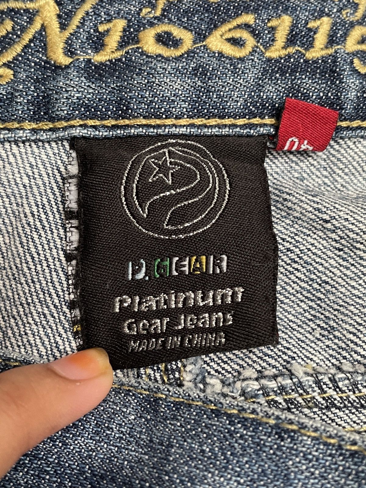 If Six Was Nine × Japanese Brand × Vintage Rare Vintage Brand Platinum Gear Oversized Baggy Jeans 2000s Size US 40 / EU 56 - 11 Thumbnail