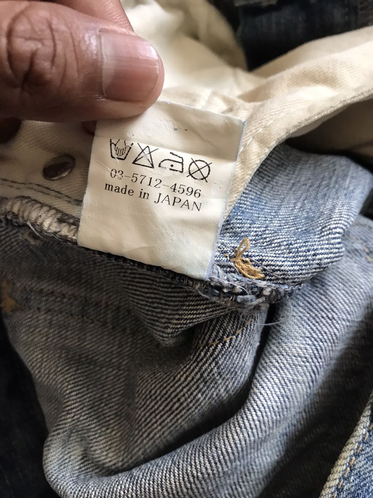 Backbone JAPANESE BRAND BACKBONE DISTRESSED FLARE JEANS Size US 31 - 9 Thumbnail