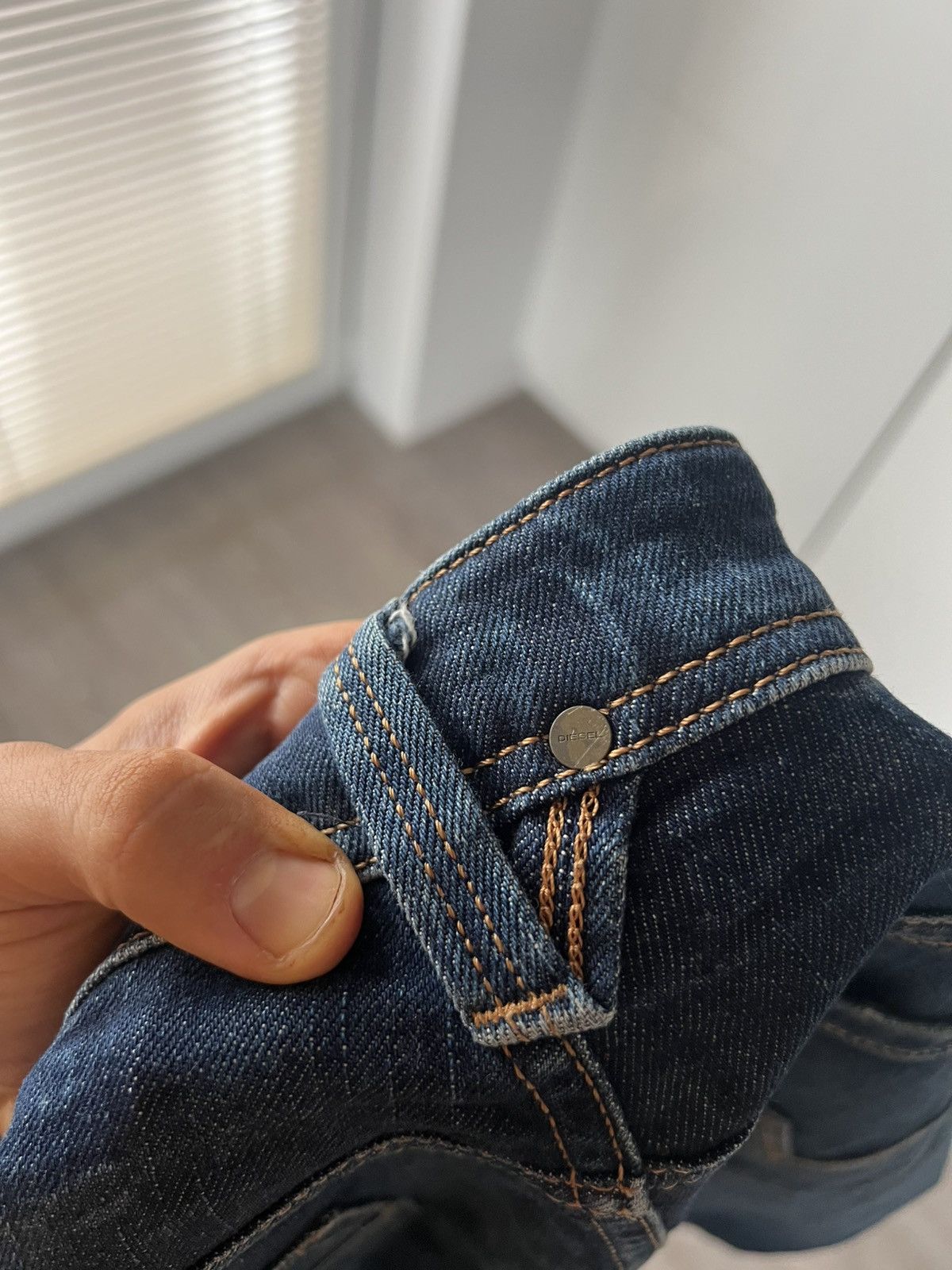 Diesel ‼️Vintage Diesel Industry Distressed Denim Selvage Jeans‼️ Size US 33 - 21 Thumbnail