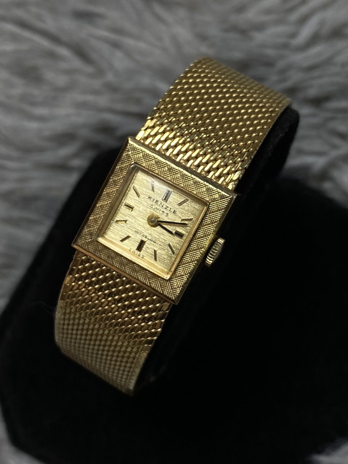 Japanese Brand Vintage Kienzle Gold Mechanical Watch - Swiss Precision Size ONE SIZE - 2 Thumbnail