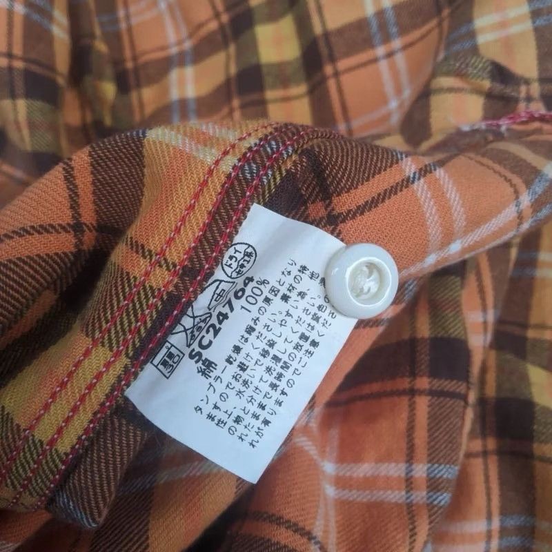 Japanese Brand × Sugar Cane × Vintage SUGAR CANE JAPANESE FLANNEL SHIRT🇯🇵 Size US S / EU 44-46 / 1 - 6 Thumbnail