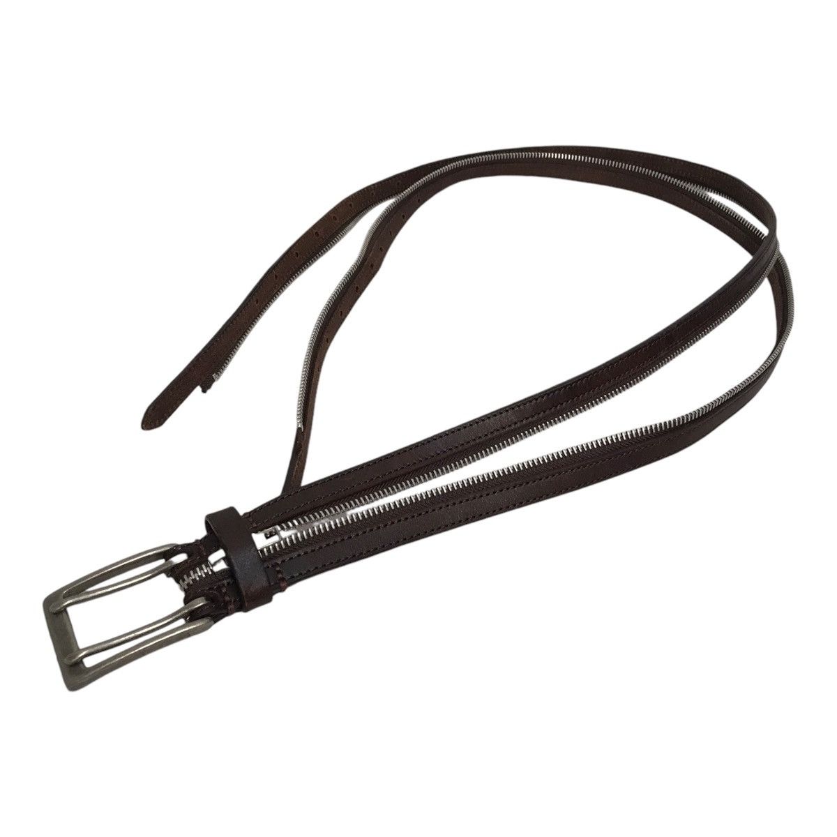 Hysteric Glamour × If Six Was Nine × Le Grande Bleu (L.G.B.) Japanese Belt Is Split Brown Leather Size ONE SIZE - 5 Thumbnail