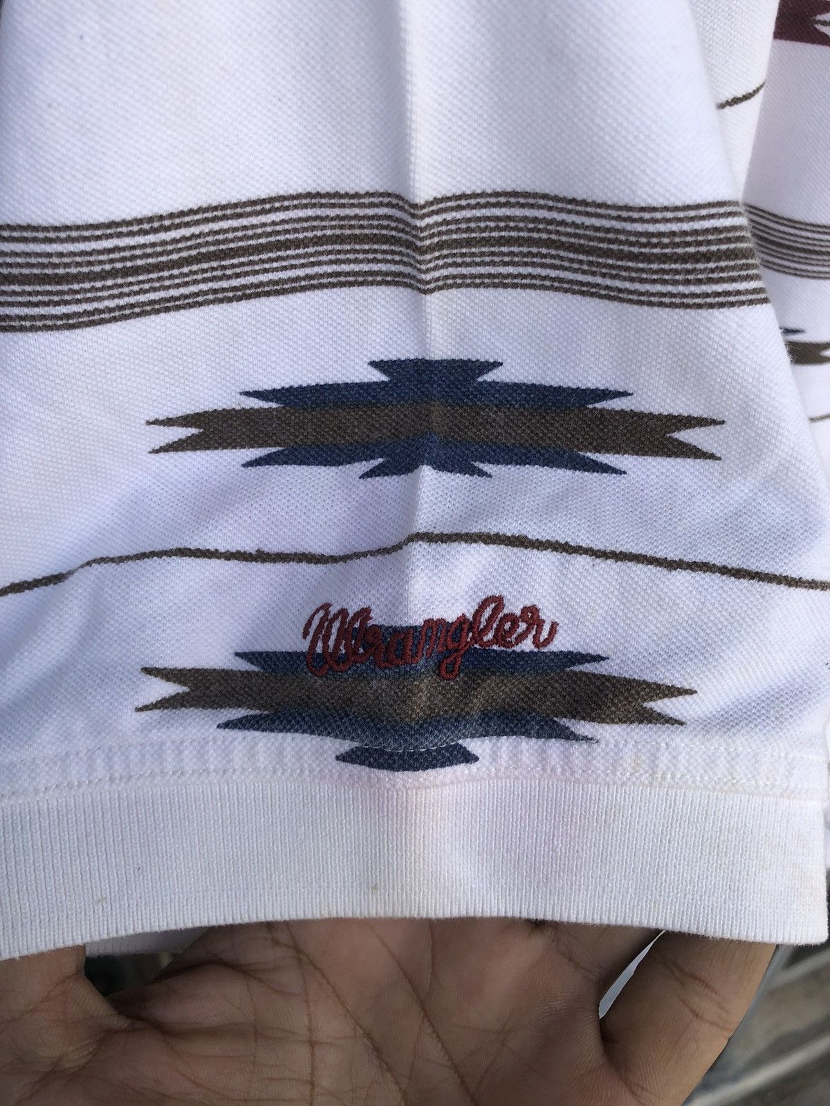 Wrangler Vintage OVP Wrangler Navajo Western Polo Shirt Size US XL / EU 56 / 4 - 6 Thumbnail