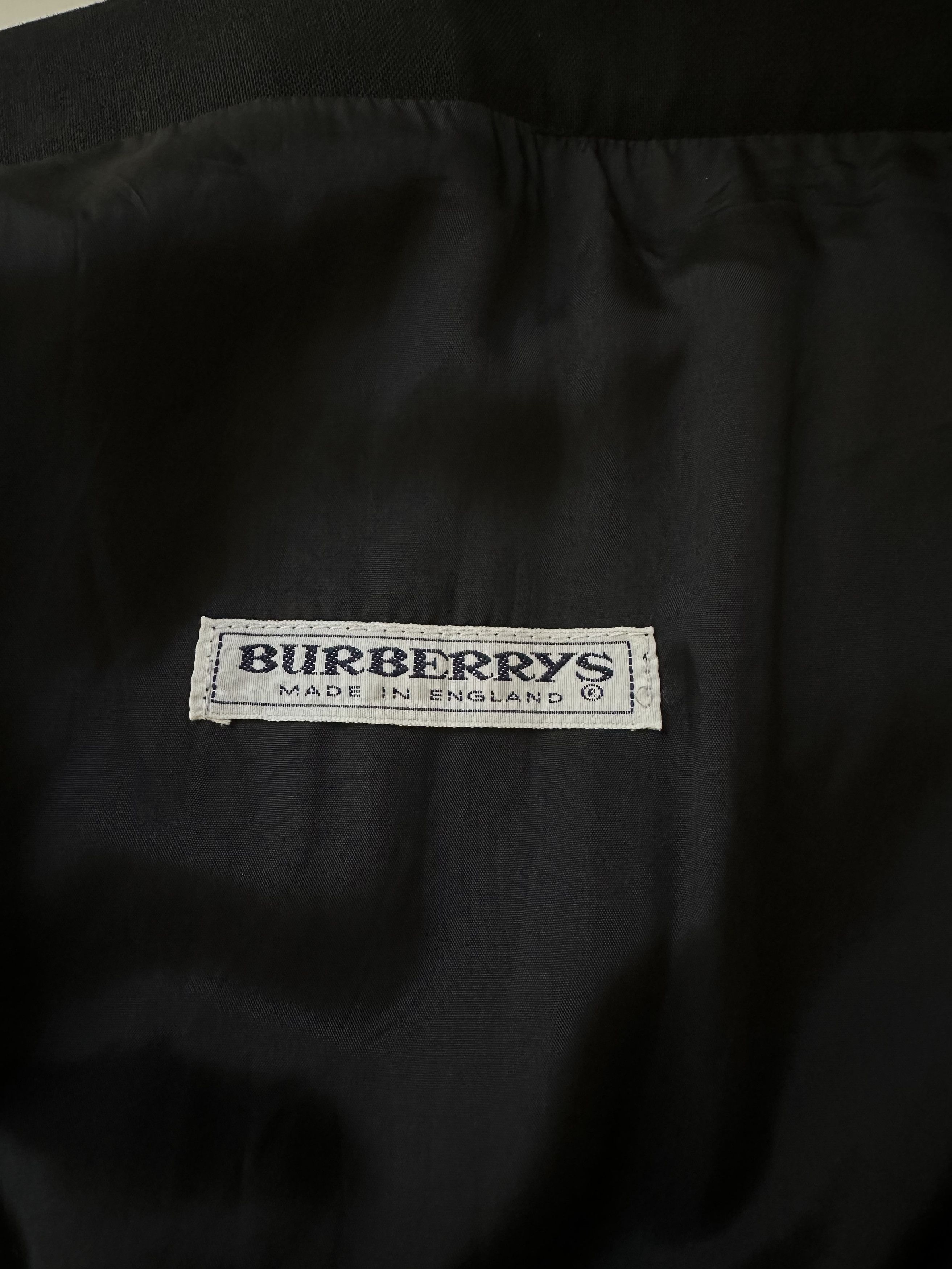 Burberry Burberry's Vintage Black Nova Check Wool Skirt Size 34" / US 12 / IT 48 - 5 Thumbnail