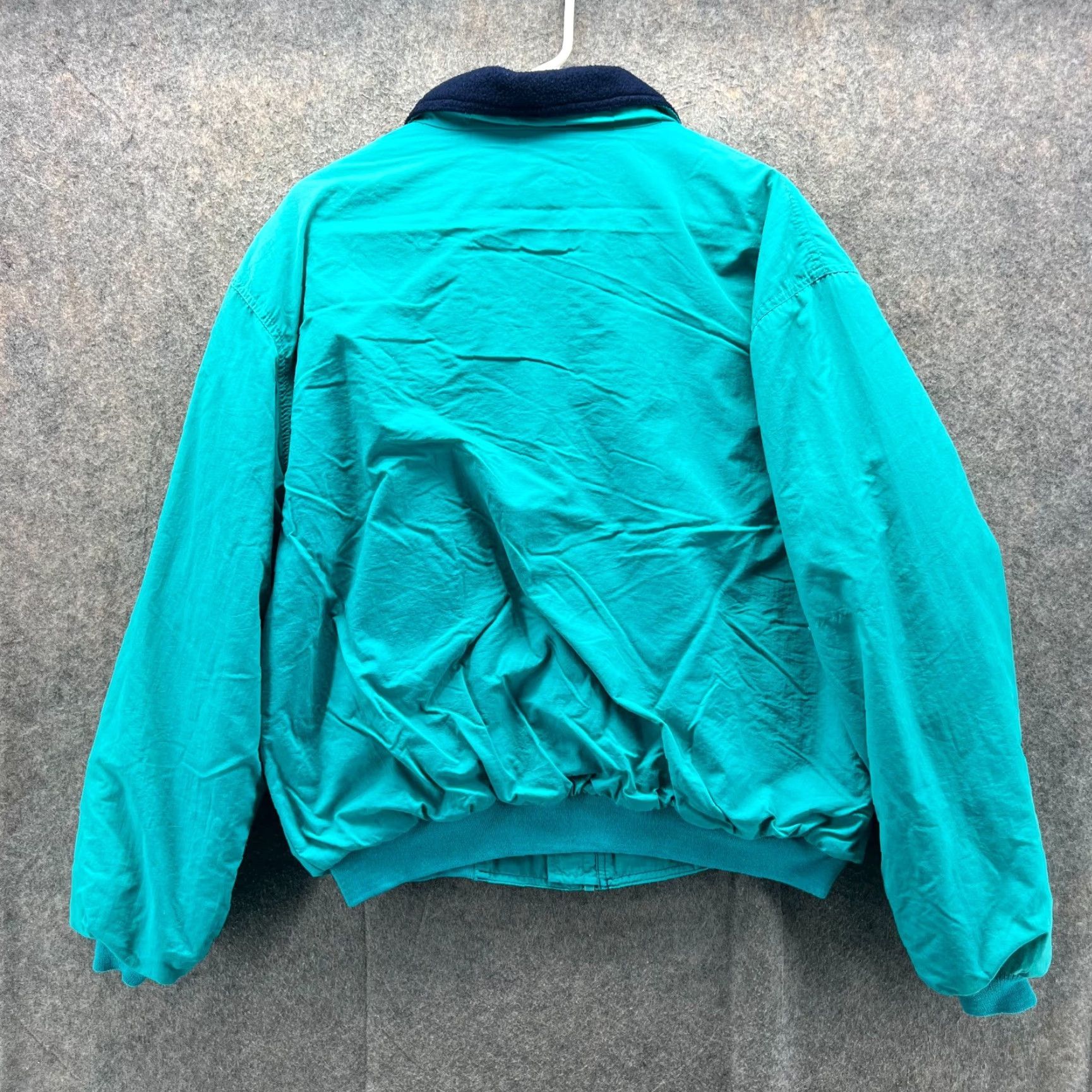 Eddie Bauer VINTAGE Eddie Bauer Jacket Men L Blue Full Zip Lined Sherpa 90s 80s Windbreaker Size US L / EU 52-54 / 3 - 2 Thumbnail
