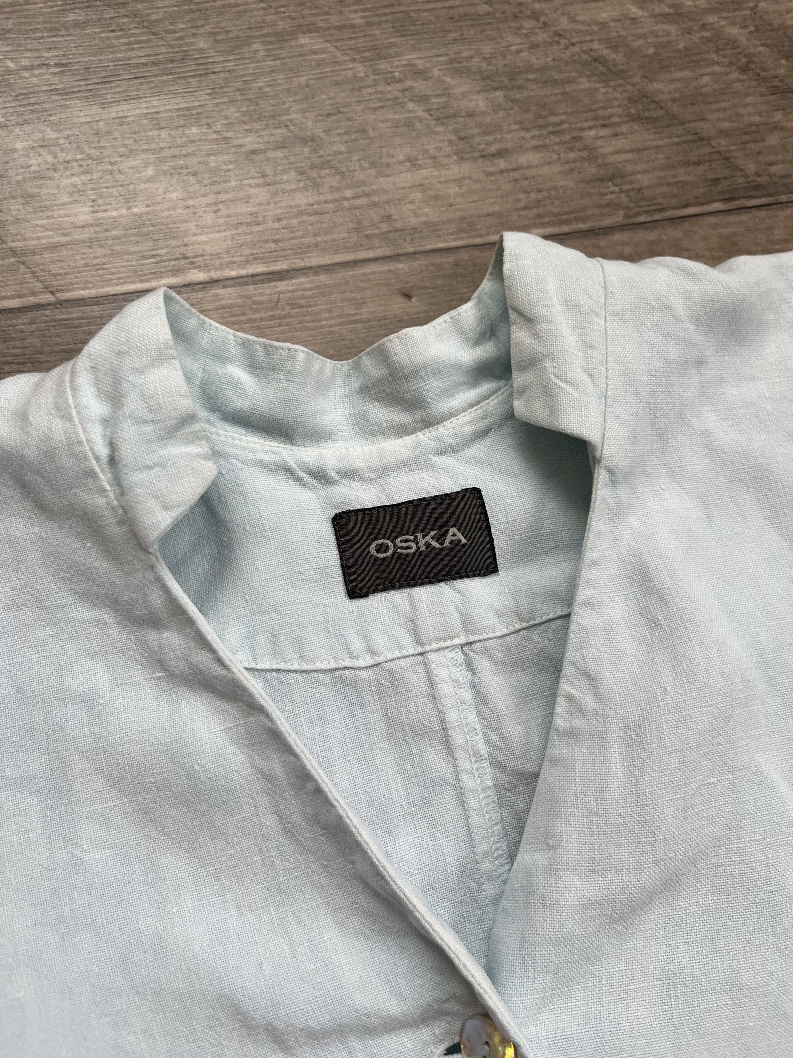 OSKA Oska Lagenlook Linen Balloon Pants Boxy Shirt Jacket S-M Size 30" / US 8 / IT 44 - 4 Thumbnail