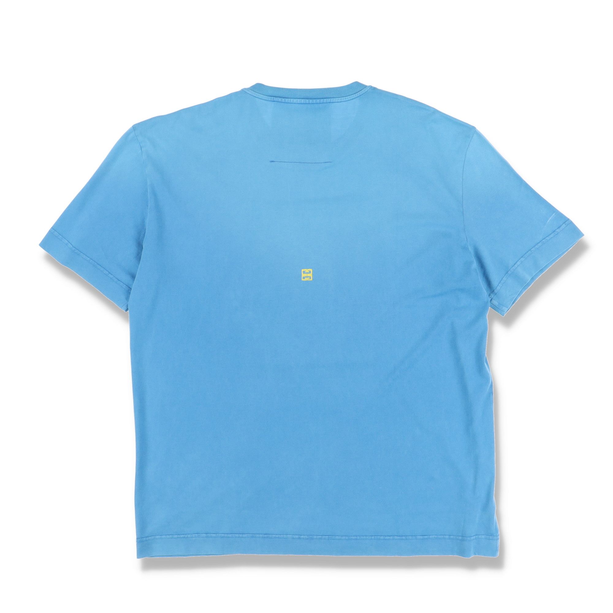 Givenchy x Josh Smith Blue Reaper Patch Logo T-Shirt Size US XXL / EU 58 / 5 - 11 Thumbnail