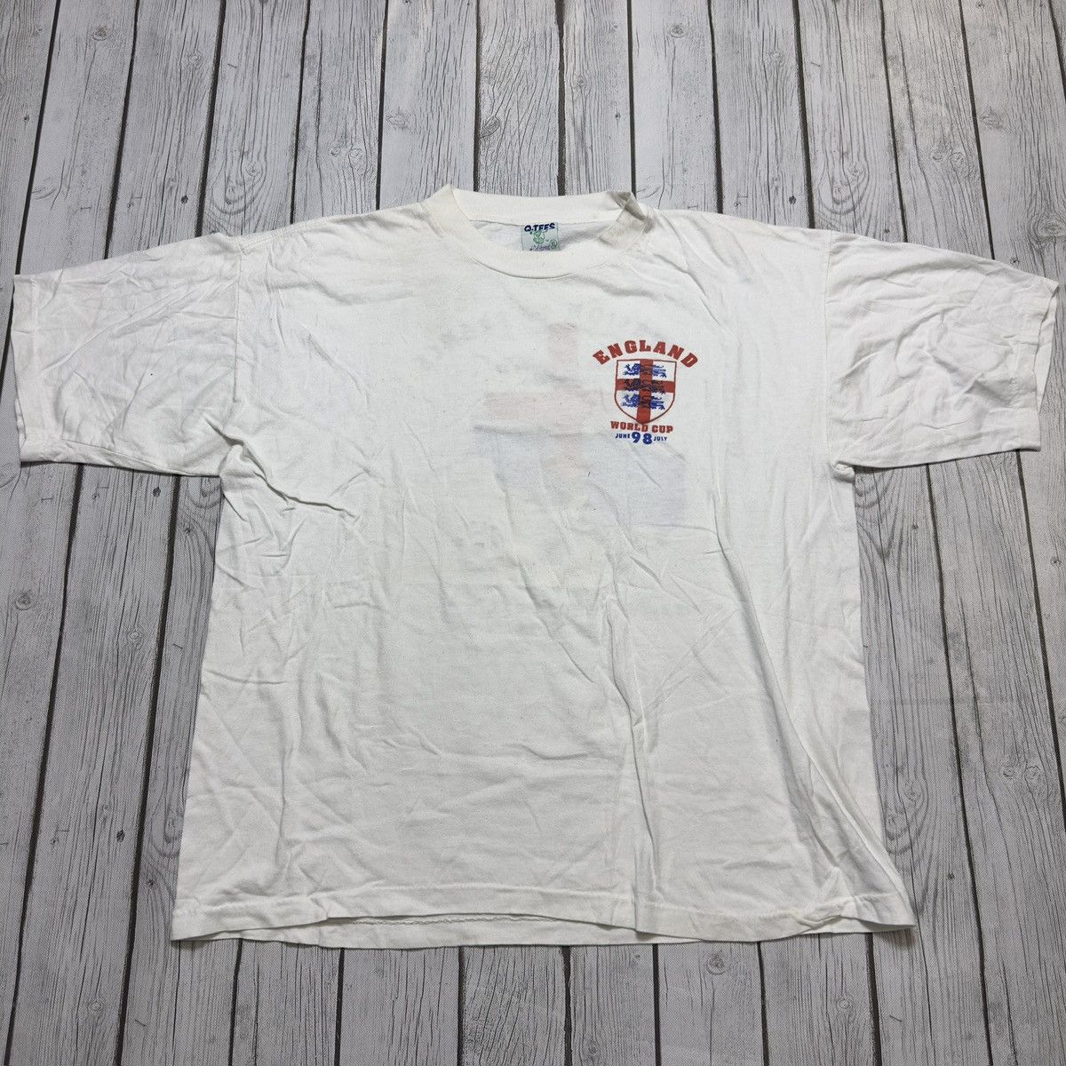 Vintage Vintage England 1998 World Cup tee Size US XL / EU 56 / 4 - 2 Thumbnail