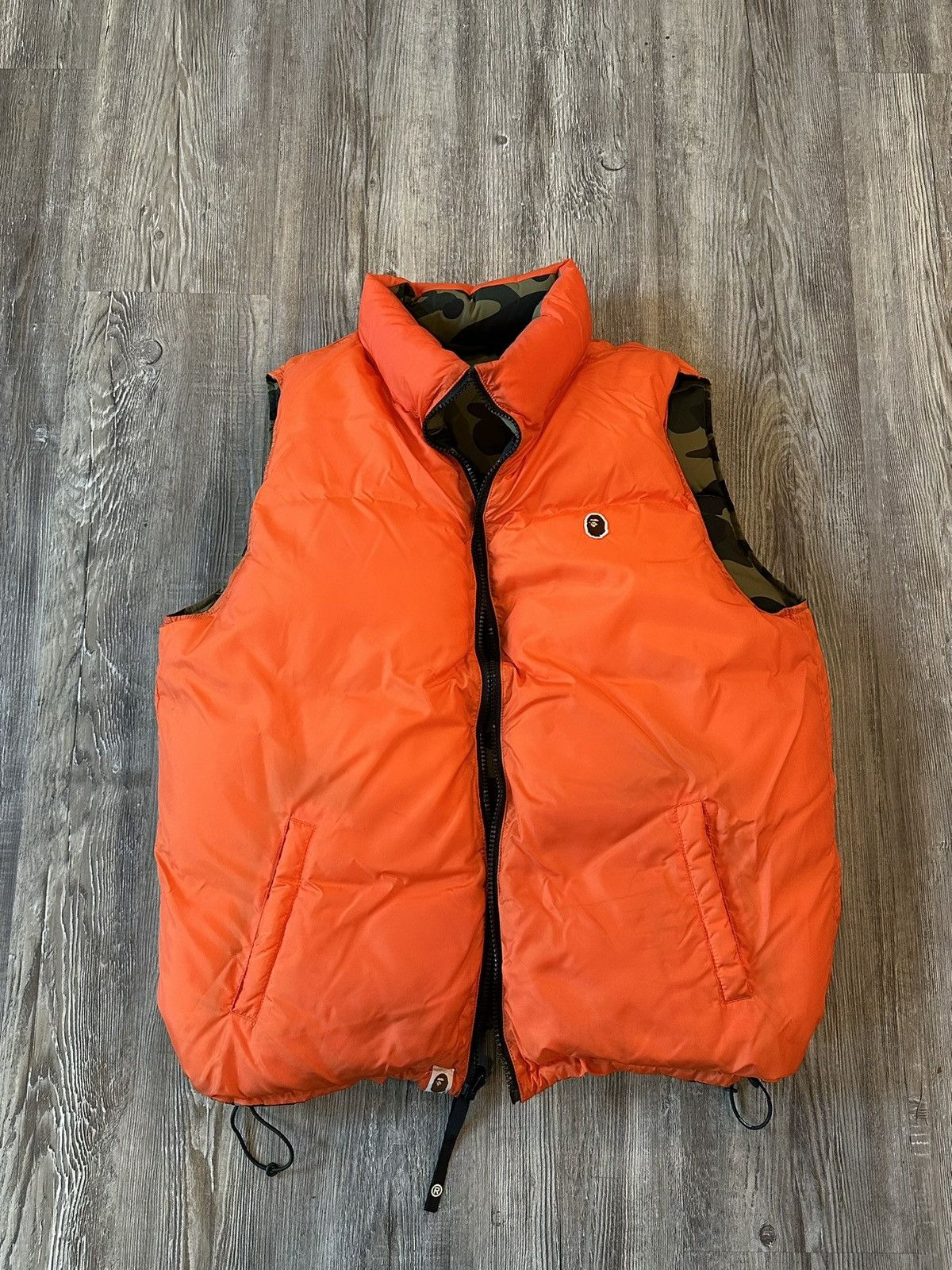 Bape Bape green camo reversible vest Size US S / EU 44-46 / 1 - 4 Thumbnail