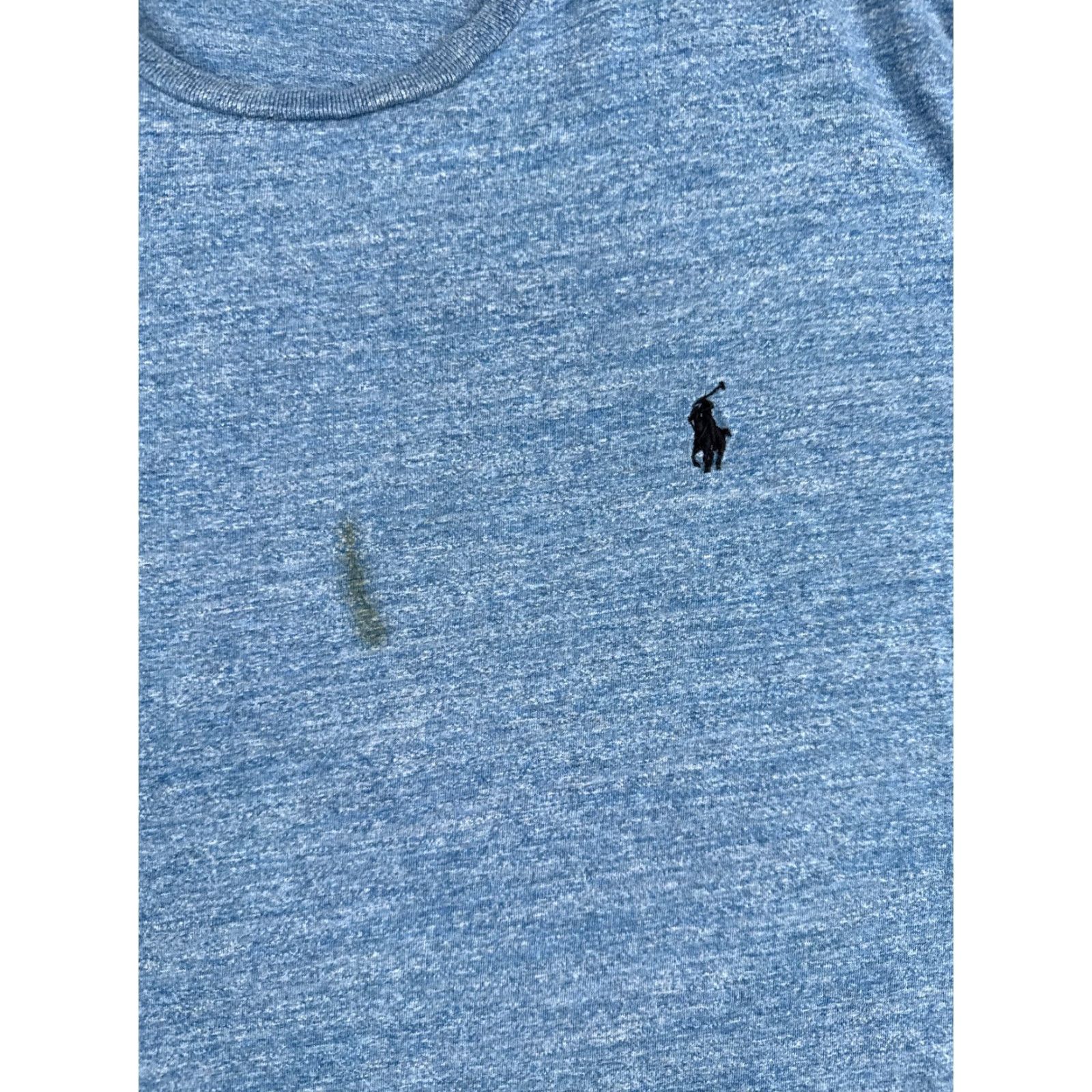 Polo Ralph Lauren Polo Ralph Lauren Shirt Men XL Blue Long Sleeve Cotton Jersey Logo Crew Neck City Theme Regular Fit Adults Size US XL / EU 56 / 4 - 6 Thumbnail