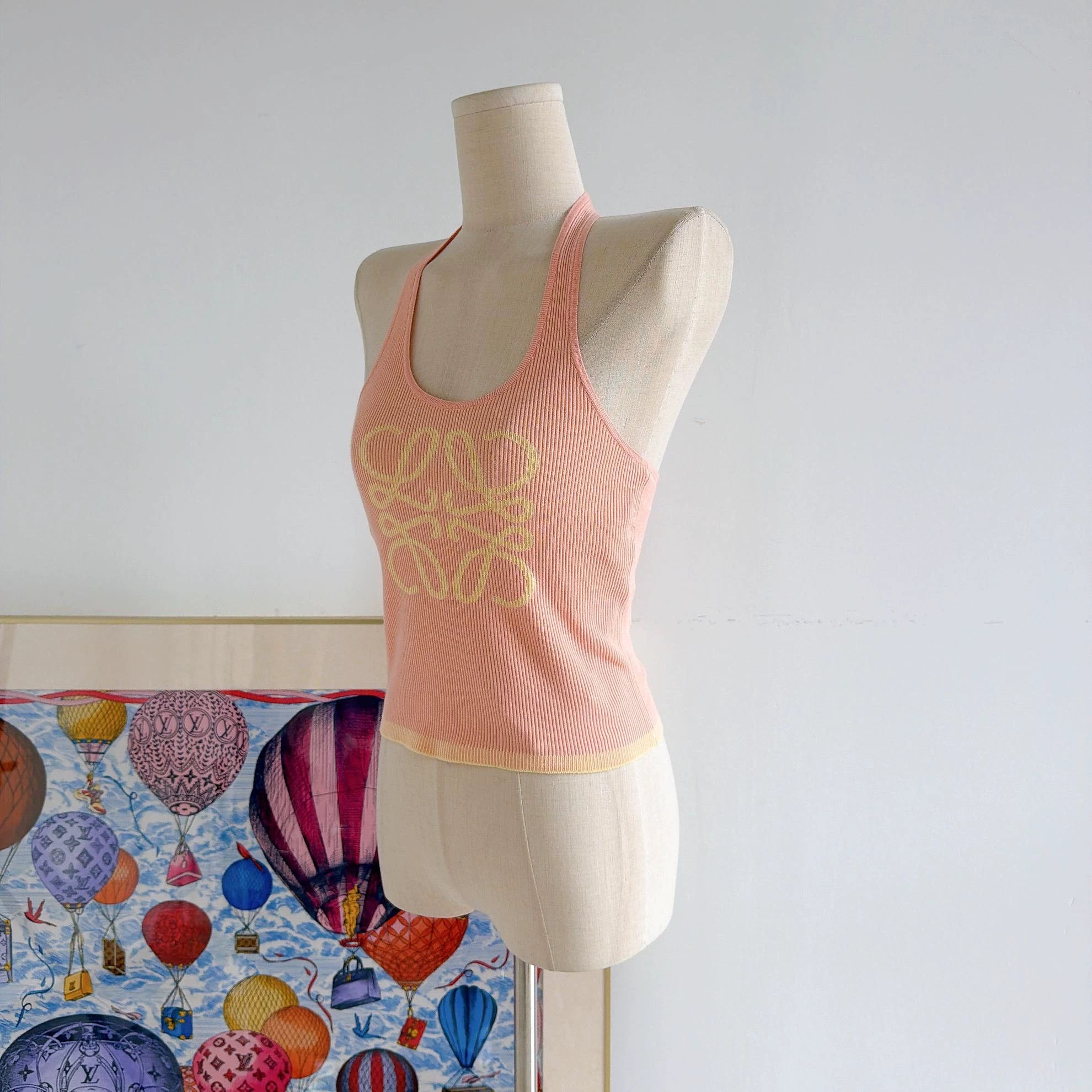 Loewe Loewe pink logo cami top S new w/ tags Size S / US 4 / IT 40 - 5 Thumbnail