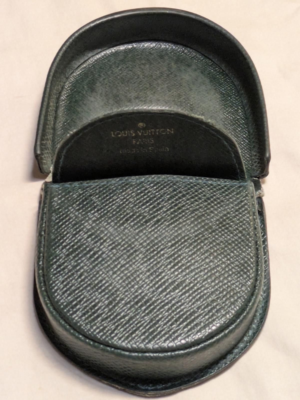 Louis Vuitton Louis Vuitton Taiga Porto MonCuvette Coin Case Dark Green Size ONE SIZE - 6 Thumbnail