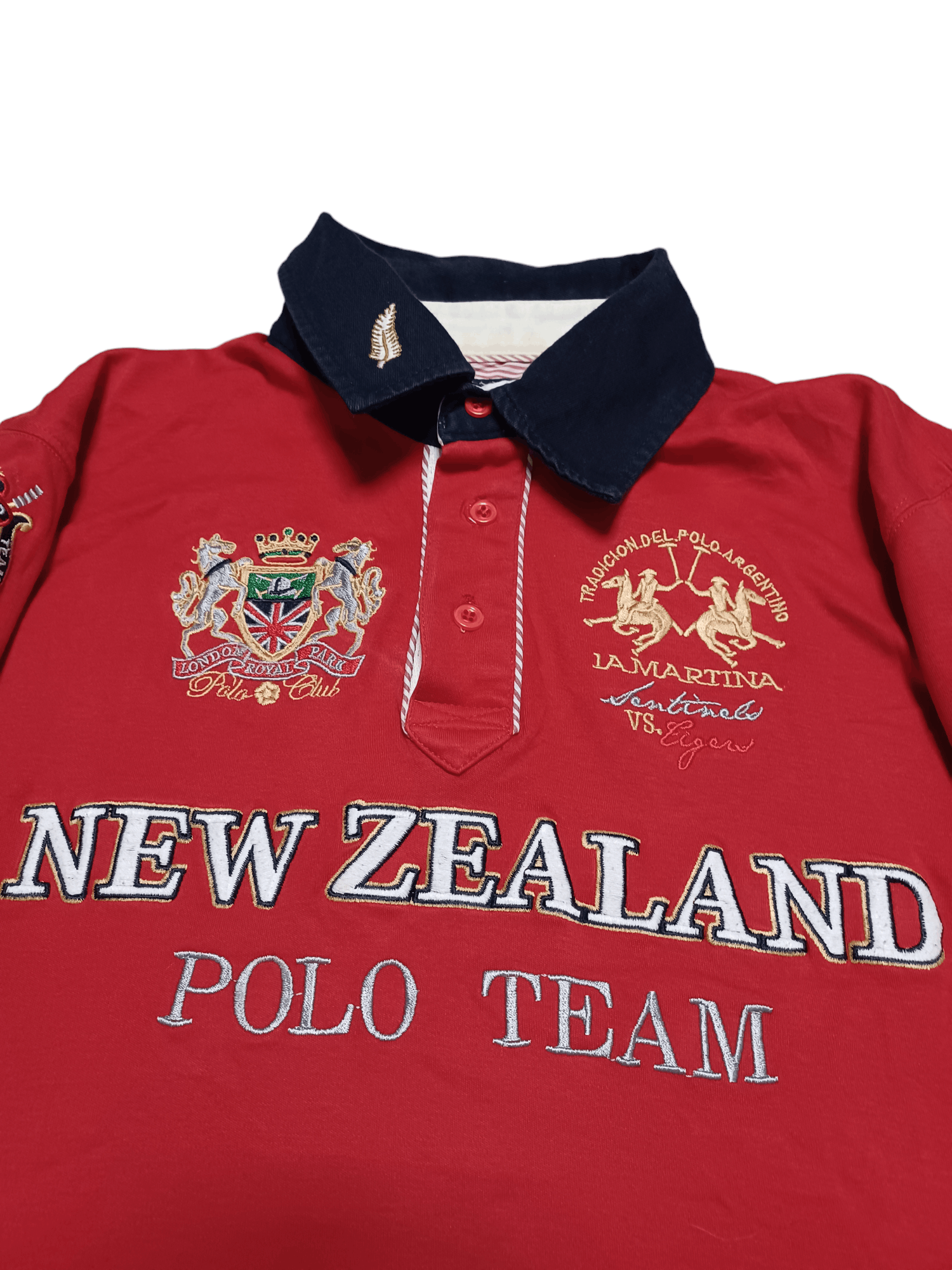 La Martina LA MARTINA NEW ZEALAND CHIEF KEEF VINTAGE POLO SHIRT Size US XL / EU 56 / 4 - 2 Thumbnail