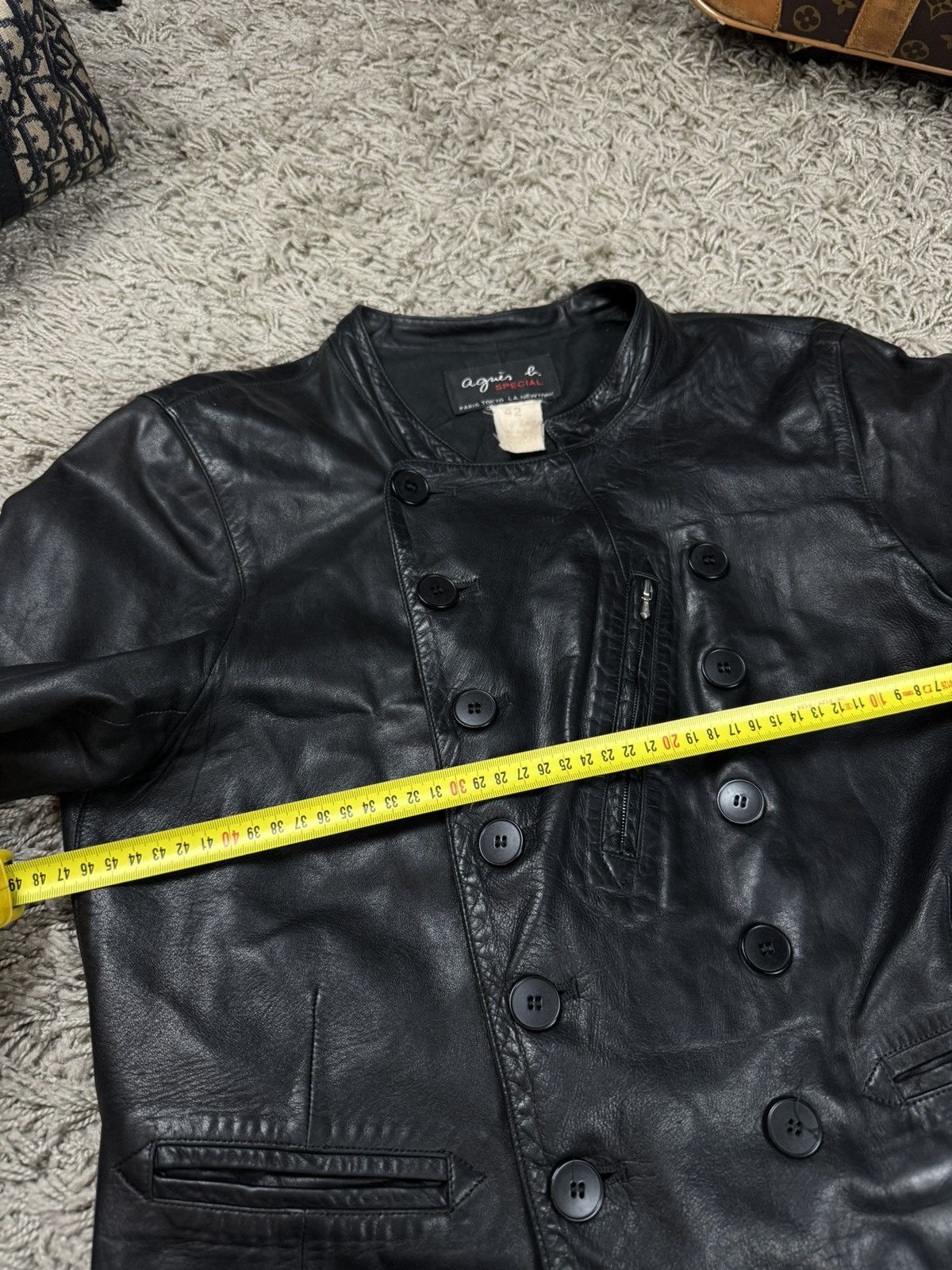 agnes b. Leather jacket Agnes B. Paris original luxury rare item Size M / US 6-8 / IT 42-44 - 5 Thumbnail