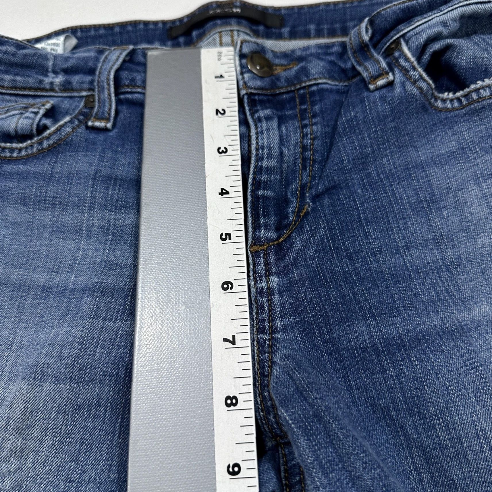 Vintage Joes Jeans Womens Jeans 29 Blue Skinny Ankle Distressed Stretch Denim Cotton Size 29" - 4 Thumbnail
