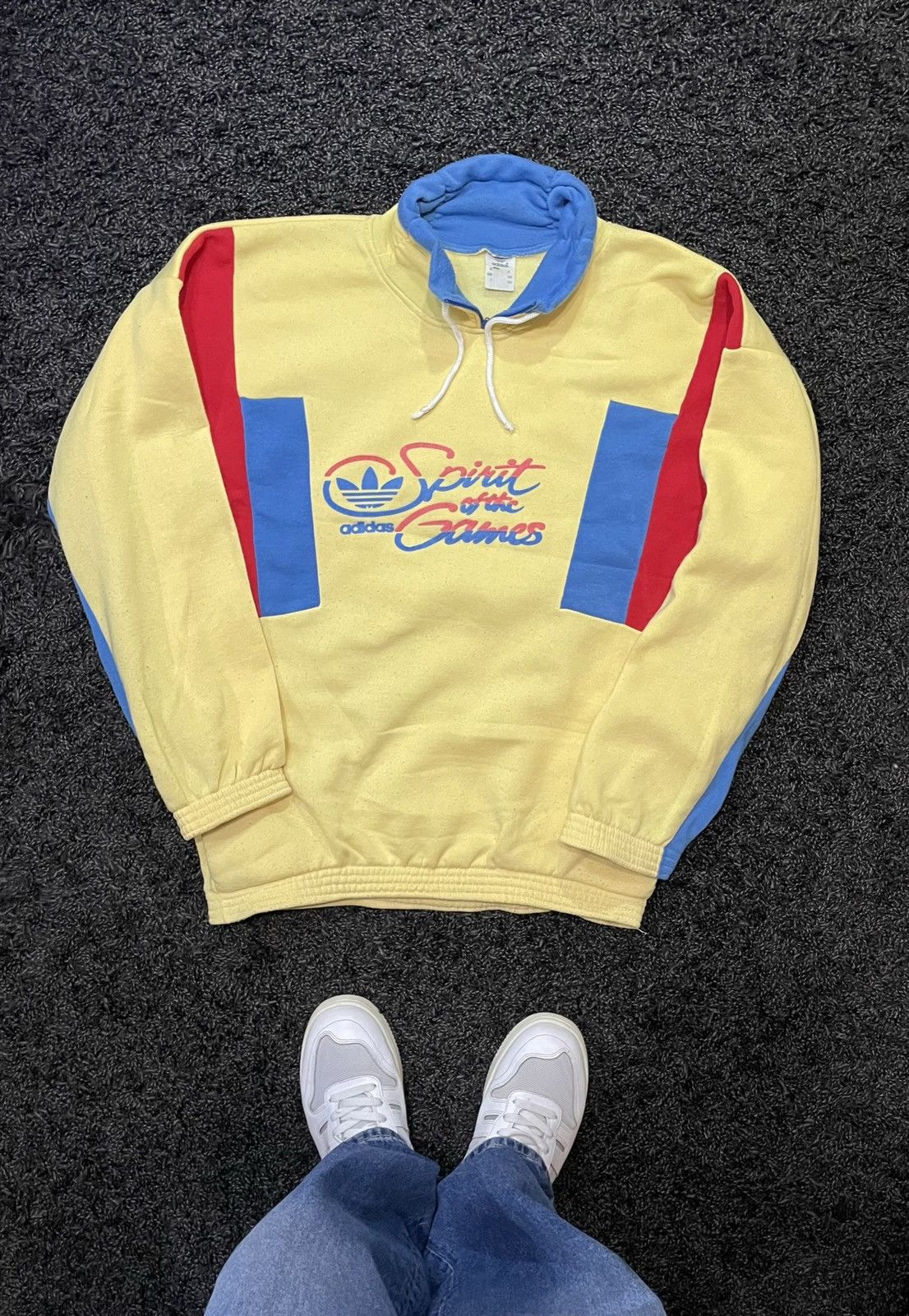 Adidas × Vintage 🔥ADIDAS RARE SWEATSHIRT 90s VINTAGE SPIRIT jacket Y2K🔥 Size US M / EU 48-50 / 2 - 5 Thumbnail