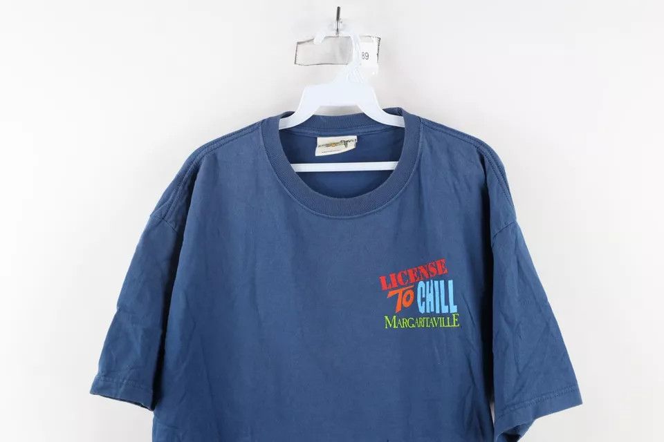 Vintage Vintage Y2K 2002 Jimmy Buffett Myrtle Beach T-Shirt Blue Size US L / EU 52-54 / 3 - 2 Thumbnail