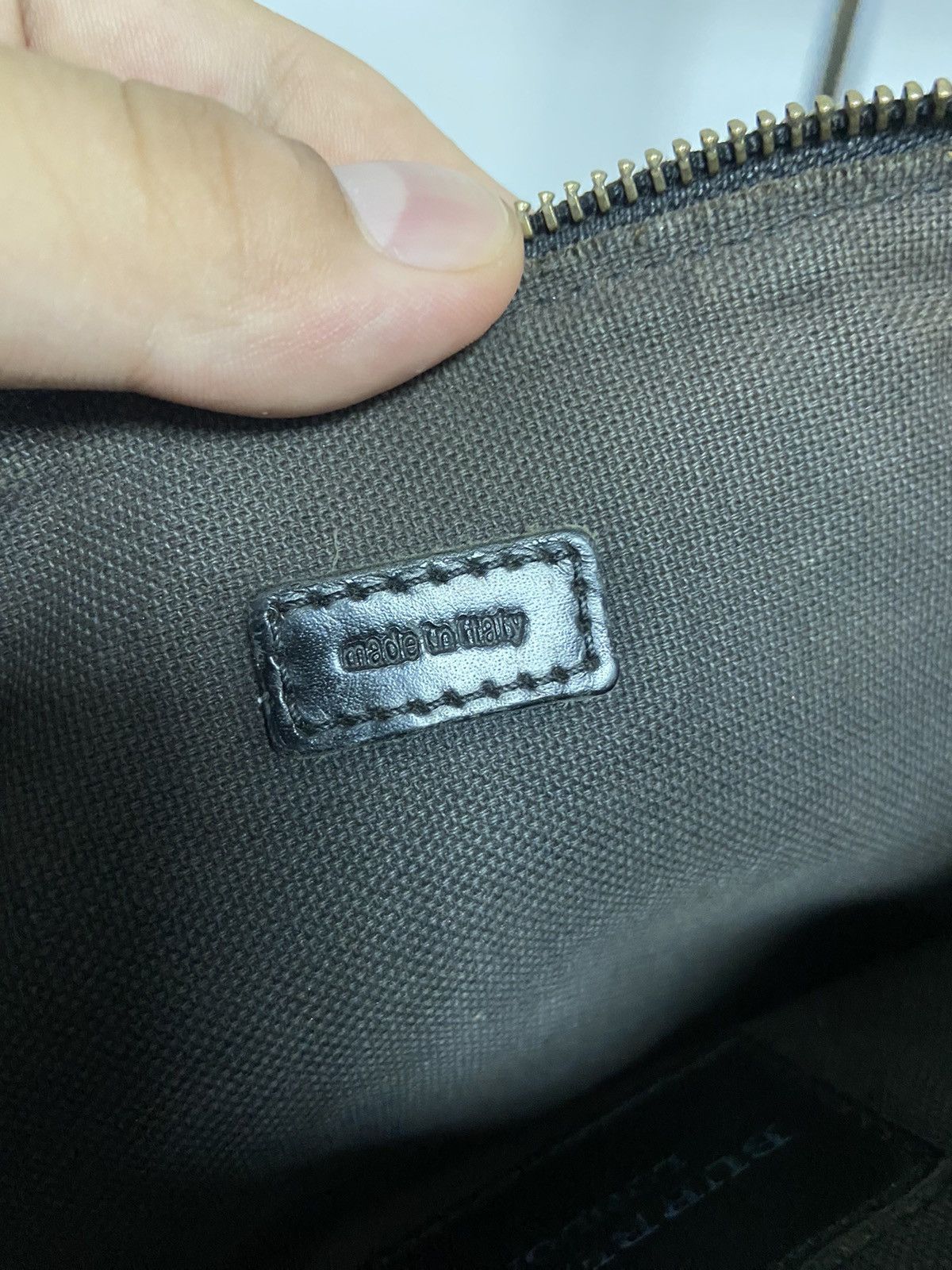 Burberry × Vintage Burberry Small Logo Vintage Leather Bag Luxury Size ONE SIZE - 11 Thumbnail