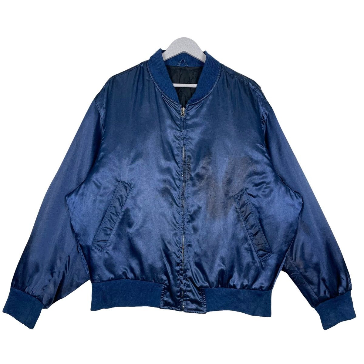 Hysteric Glamour × Japanese Brand 💥80s JUN MEN EMBROIDERY RIOT BOMBER JACKET Size US XL / EU 56 / 4 - 2 Thumbnail