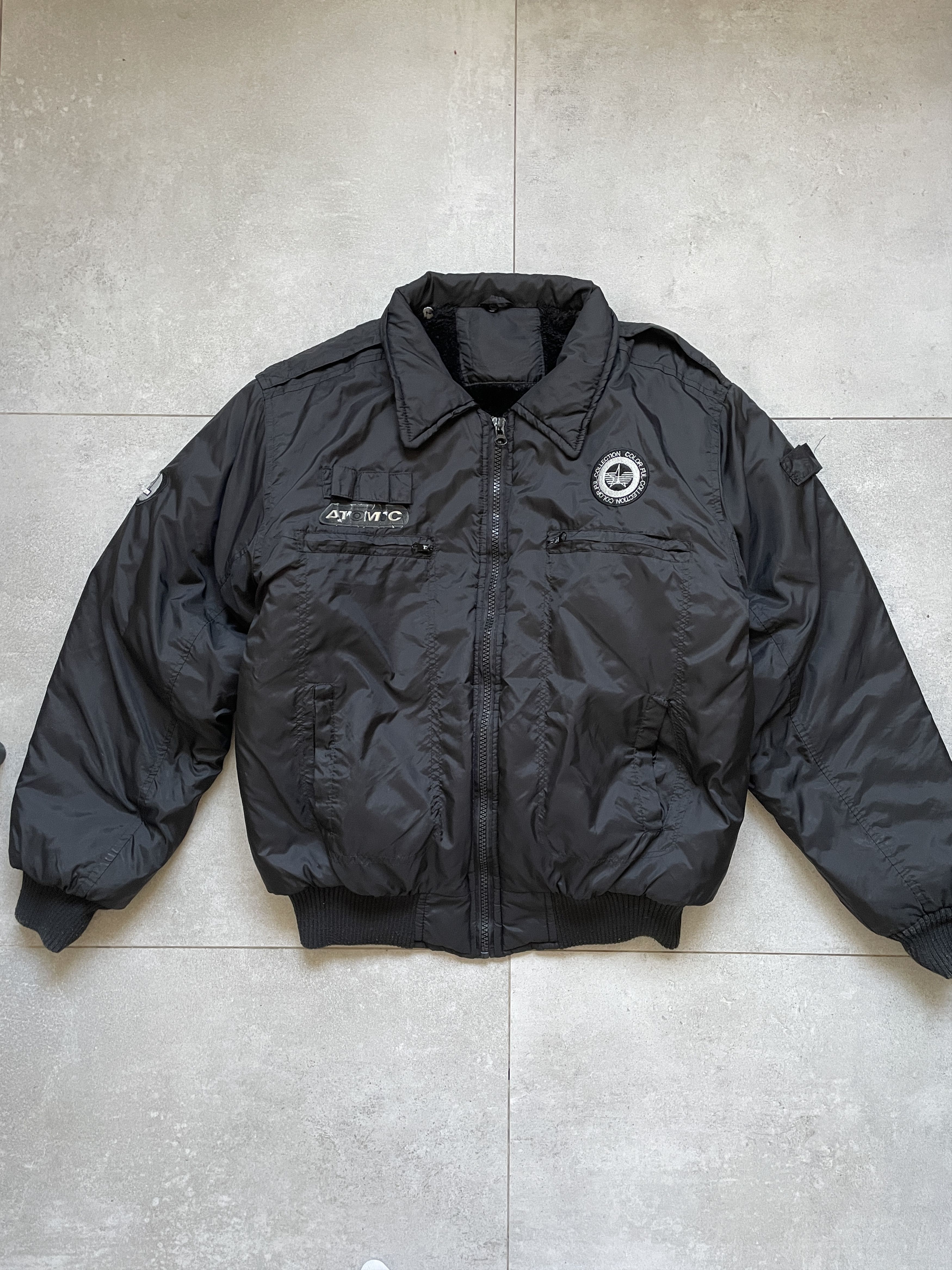Vintage VINTAGE BLACK BOXY OPIUM INSULATED BOMBER JACKET Size US XL / EU 56 / 4 - 1 Thumbnail