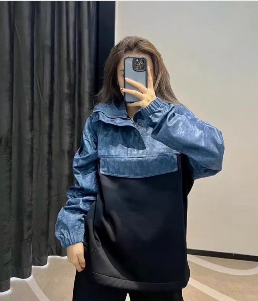 Dior DIOR color blocked blue and black hooded jacket S Size S / US 4 / IT 40 - 7 Thumbnail