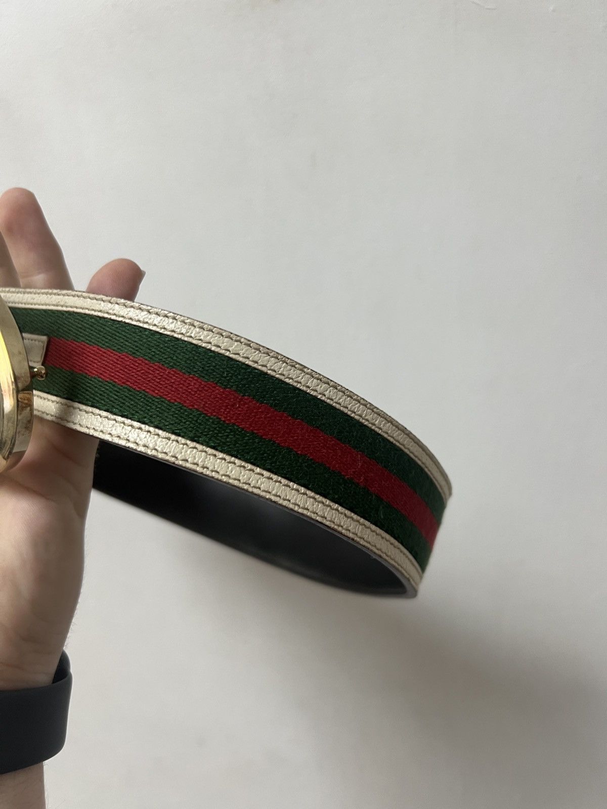 Gucci Gucci Belt Leather Unisex Luxury Size ONE SIZE - 5 Thumbnail