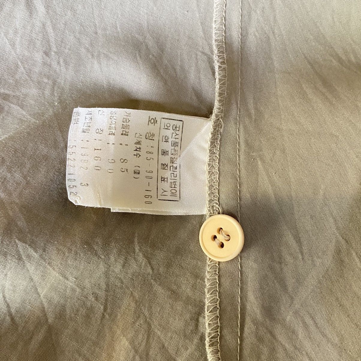 Norma Kamali NORMA KAMALI Beige Halter Button-Down Dress Size M / US 6-8 / IT 42-44 - 15 Thumbnail