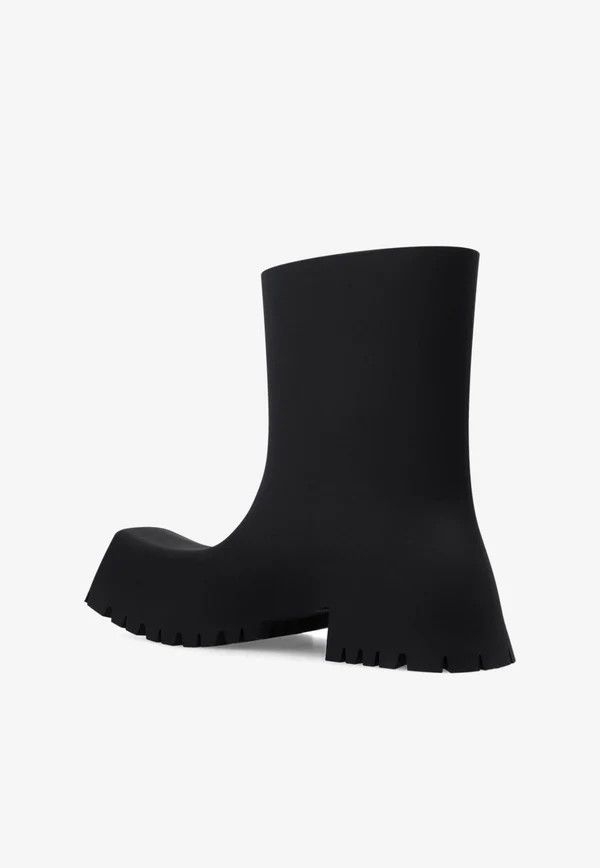 Balenciaga o1mt1gz0924 Trooper Rubber Boots in Black Size US 10 / IT 40 - 3 Thumbnail