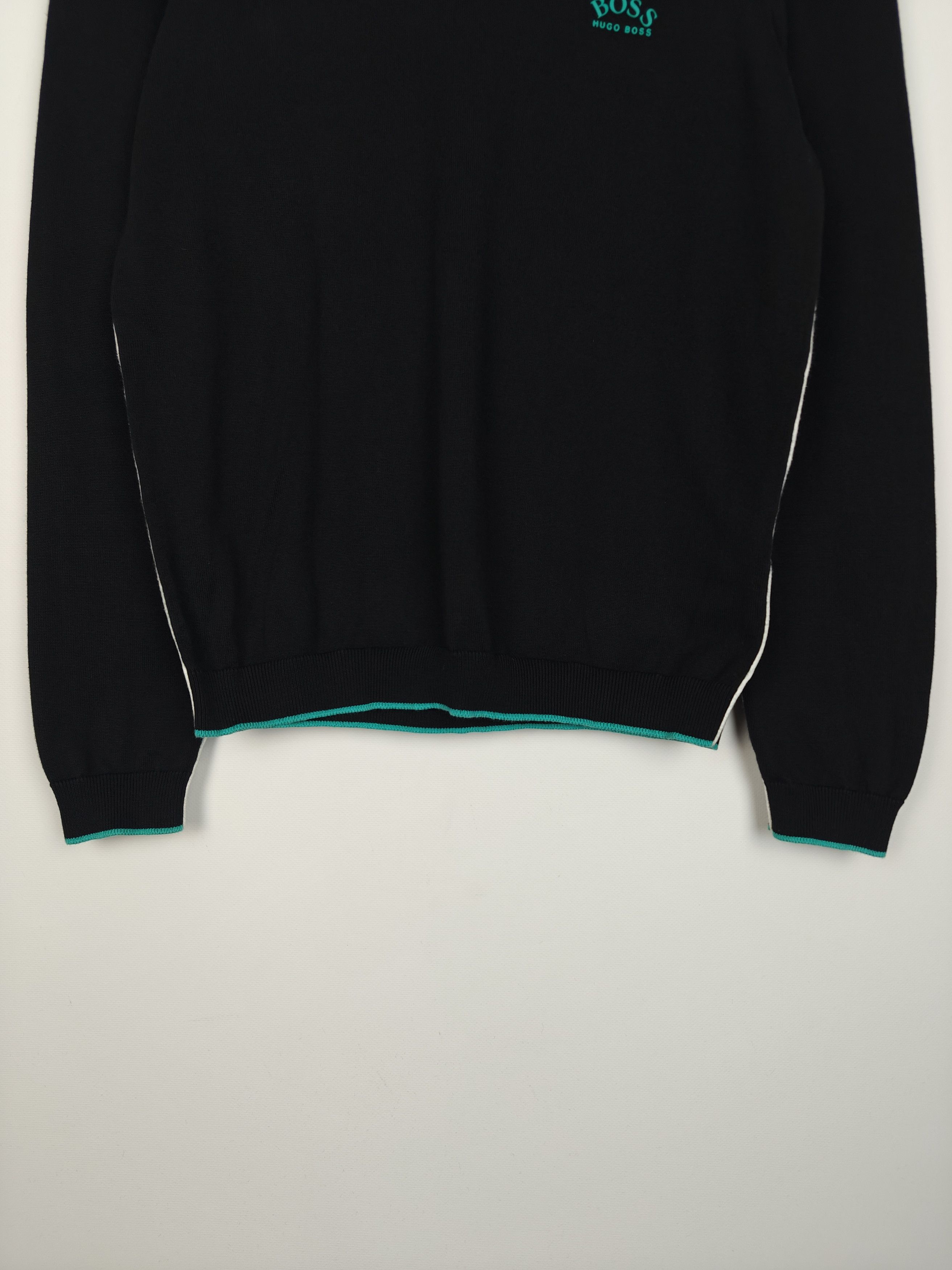 Hugo Hugo Boss Responsible Sweater Pullover Logo Black S Size US S / EU 44-46 / 1 - 3 Thumbnail
