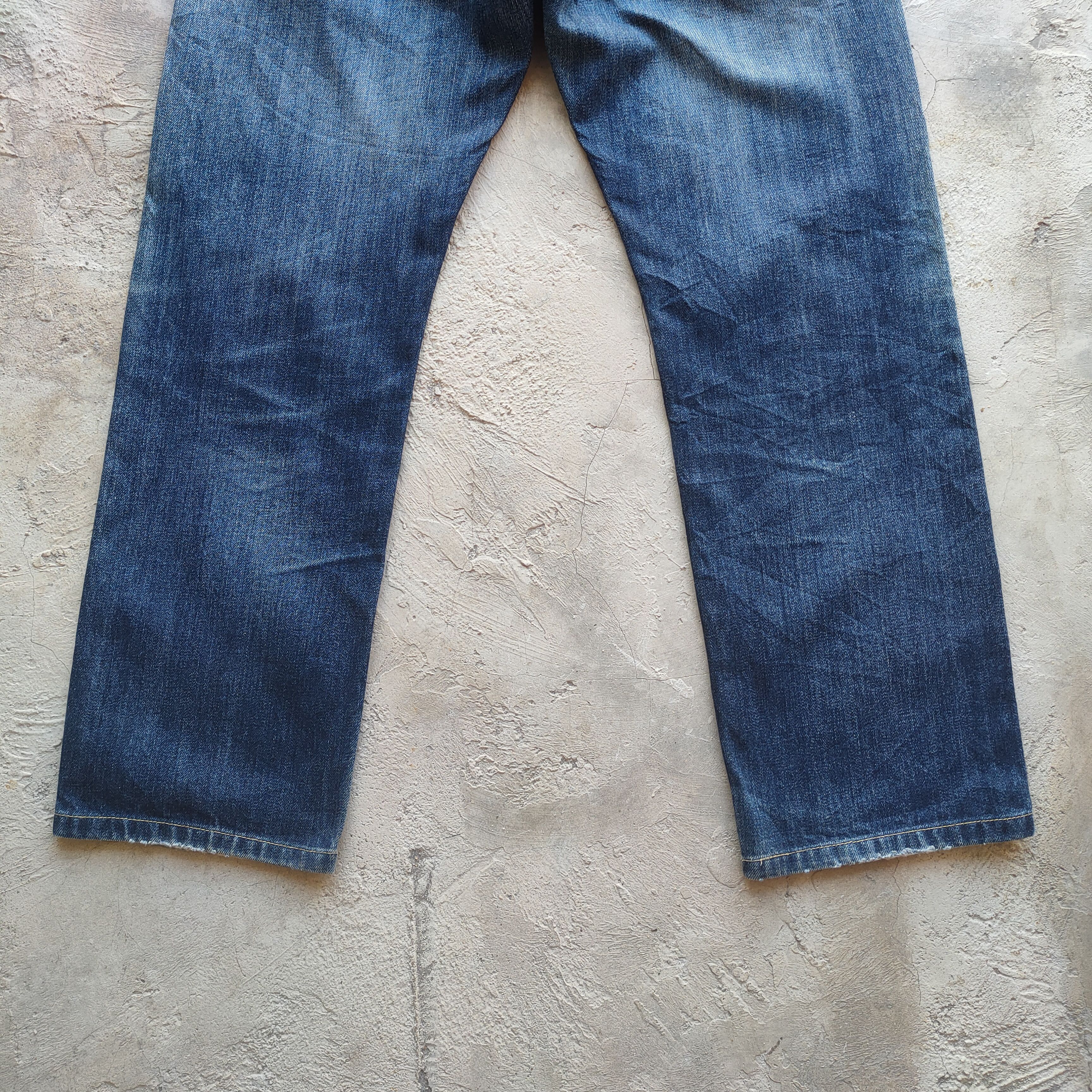 Japanese Brand W32 VINTAGE JAPANESE RUSTY MUD WASH RIPPEP JEANS DENIM PANTS Size US 32 / EU 48 - 10 Thumbnail