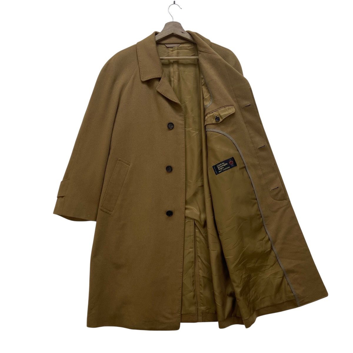 Ermenegildo Zegna Cloth by Ermenegildo Zegna Italy 100% Cashmere Long Overcoat Size US S / EU 44-46 / 1 - 4 Thumbnail