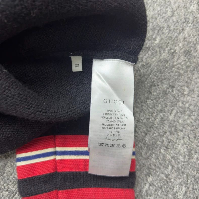 Gucci Gucci Black knitted embroidered sweater 2502-Nextarrow Size US XS / EU 42 / 0 - 5 Thumbnail