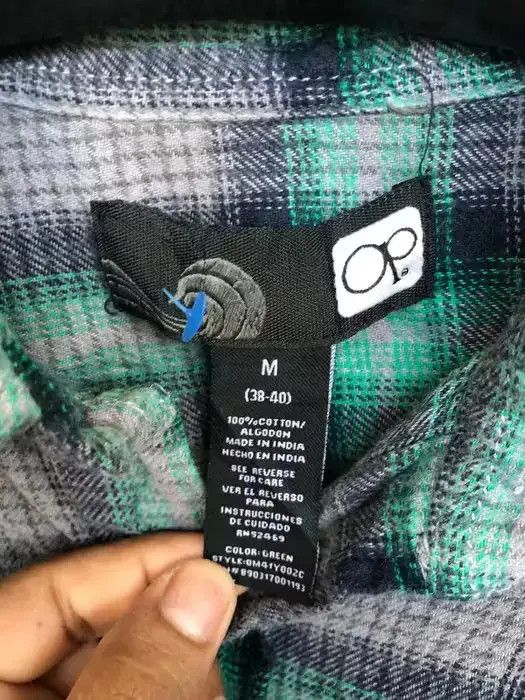 Flannel × Ocean Pacific Vintage Ocean Pacific Plaid Tartan Flannel Shirt 👕 Size US M / EU 48-50 / 2 - 3 Thumbnail