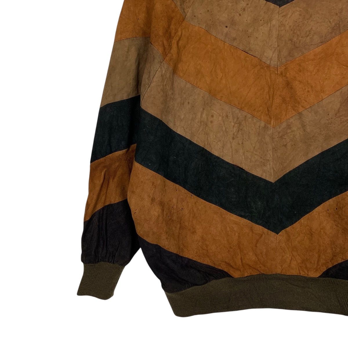 Japanese Brand Japanese Brand Leather Sweater Size US L / EU 52-54 / 3 - 3 Thumbnail