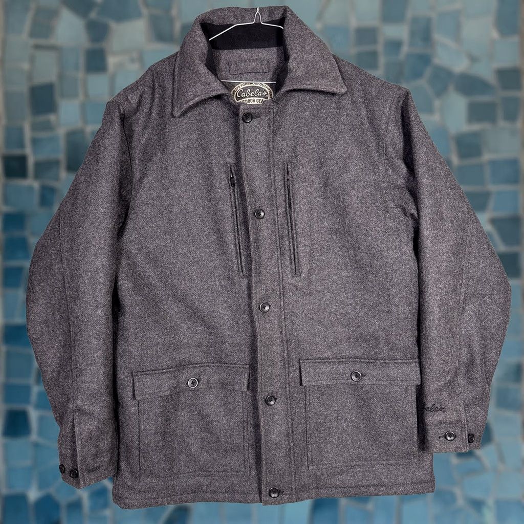 Vintage Cabelas Wool Coat Mens XLT Thinsulate Ultra Chore Barn Field Quilted Hunt 100% Size US XL / EU 56 / 4 - 1 Thumbnail