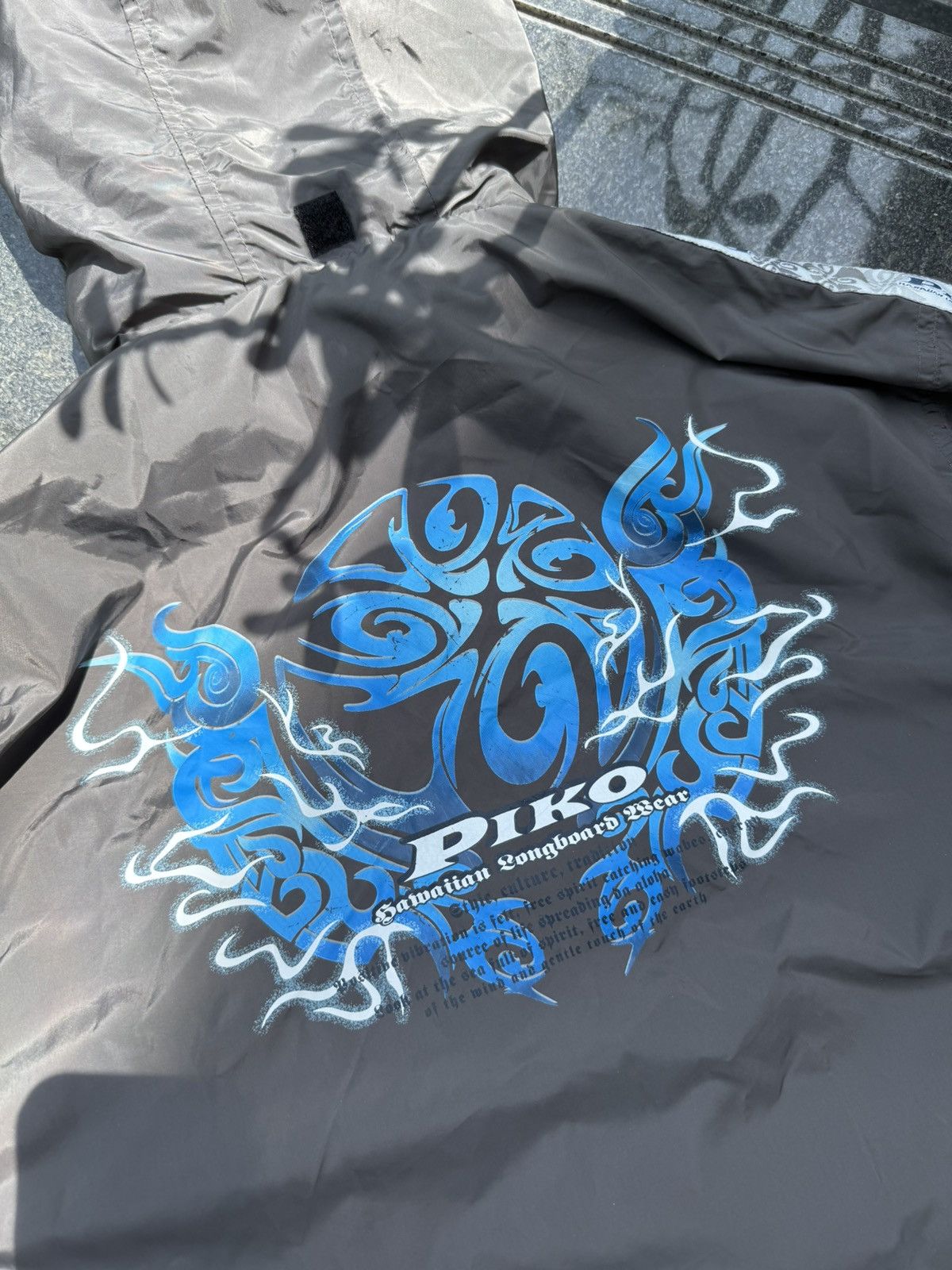Japanese Brand 90’s PIKO RARE HAWAIIAN SURF VINTAGE MULTI LOGO NYLON JACKET Size US M / EU 48-50 / 2 - 11 Thumbnail