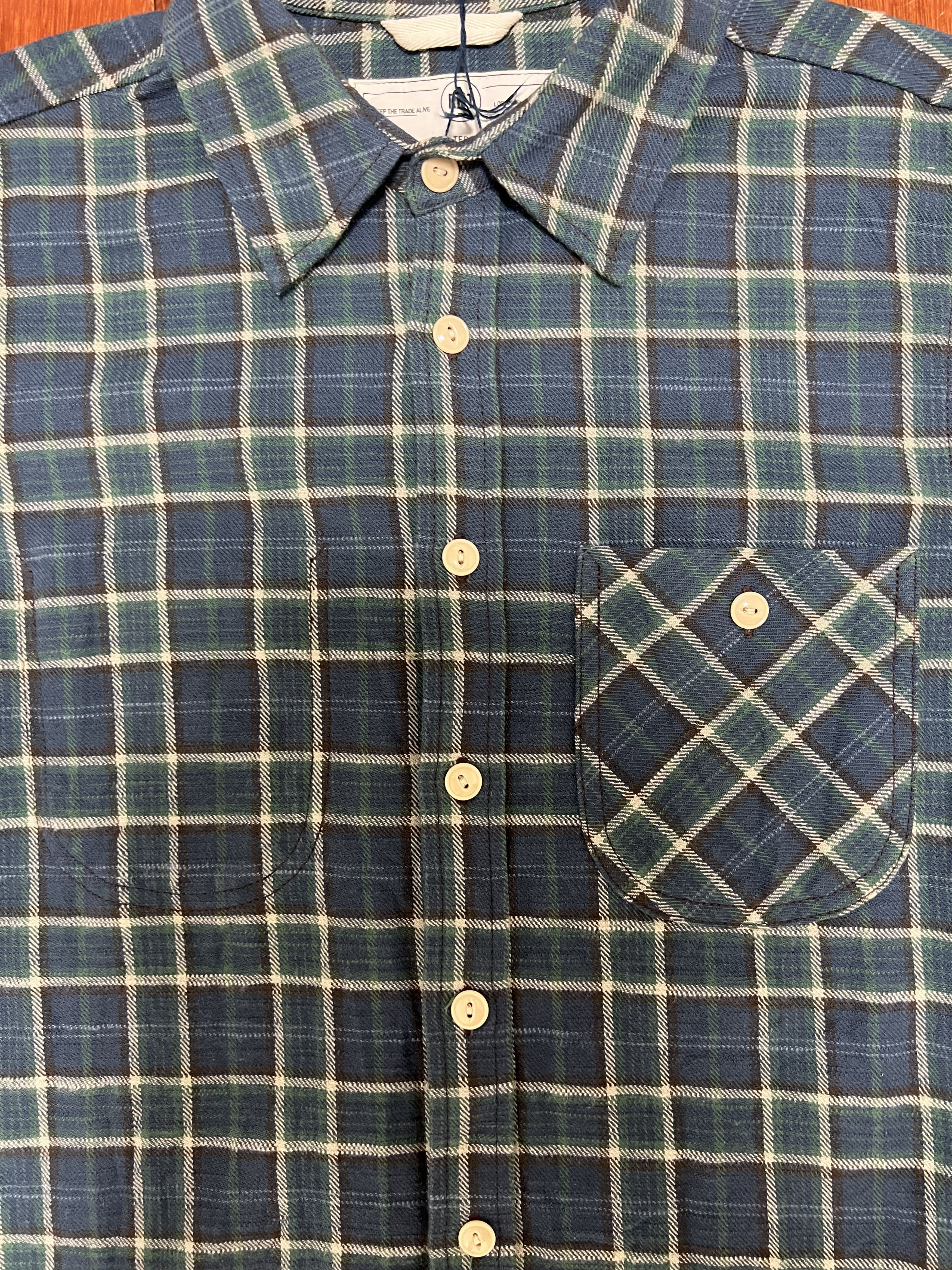 Rogue Territory 💚 Rogue Territory Jumper Shirt in Vintage Slub Plaid NEW Size US M / EU 48-50 / 2 - 11 Thumbnail