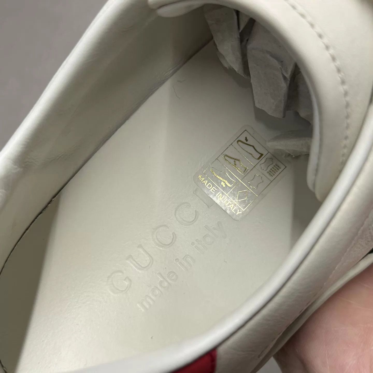 Gucci Gucci ACE Freya Hartas Embroidered White Sneaker Uk 5/39 Size US 6 / EU 39 - 8 Thumbnail