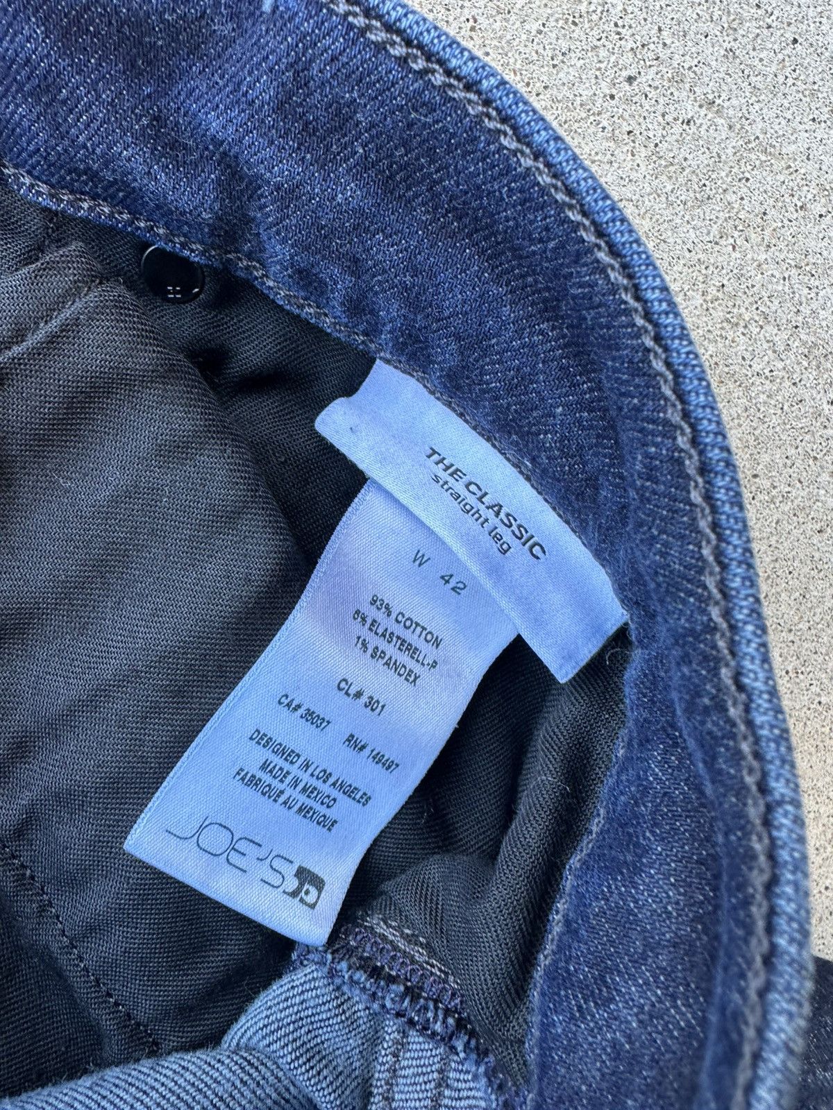 Joe's Joes Jeans Men Size 42x30 Classic Straight Leg Stretch Denim Size US 42 / EU 58 - 8 Thumbnail